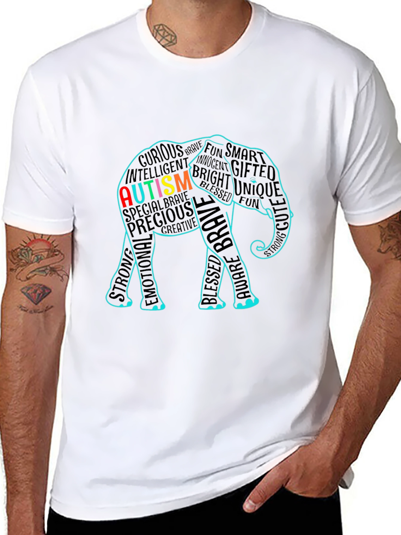 Autism Awareness Elephant T-Shirt