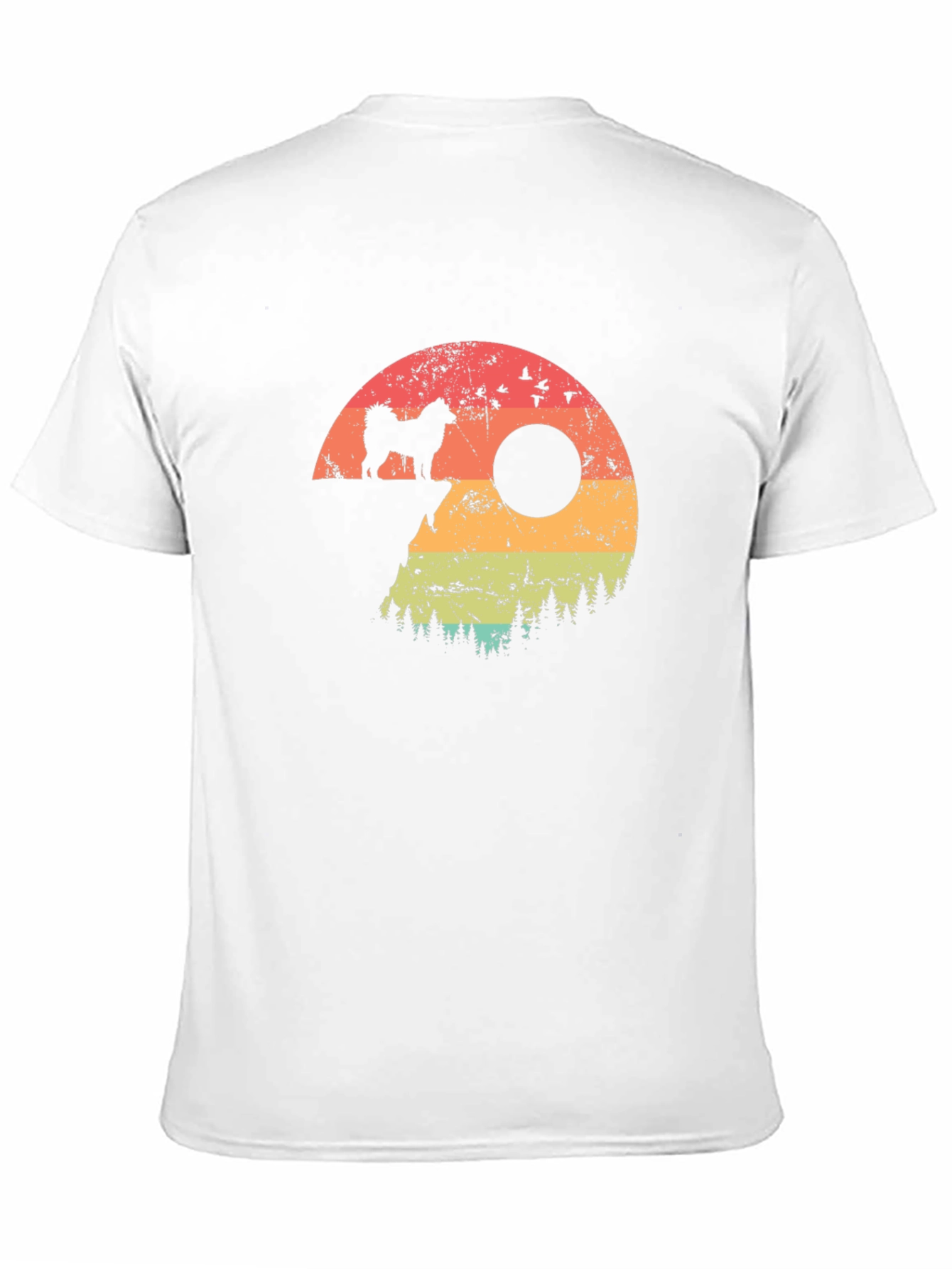 Retro Dog Silhouette T-Shirt