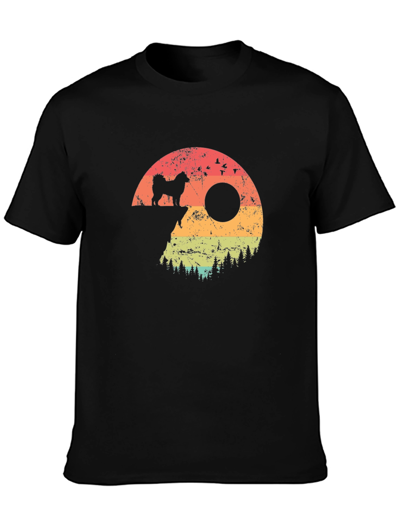 Retro Dog Silhouette T-Shirt