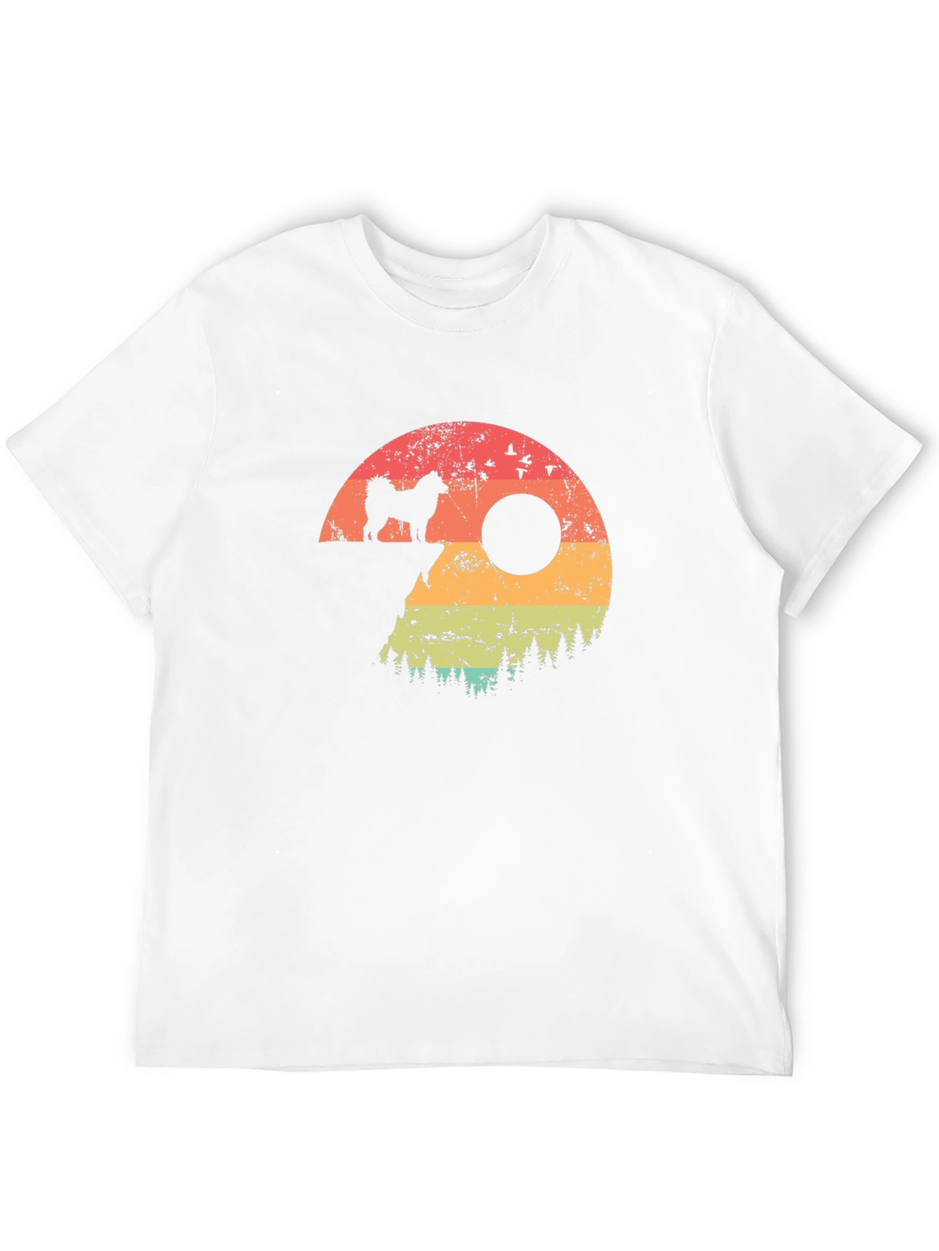 Retro Dog Silhouette T-Shirt
