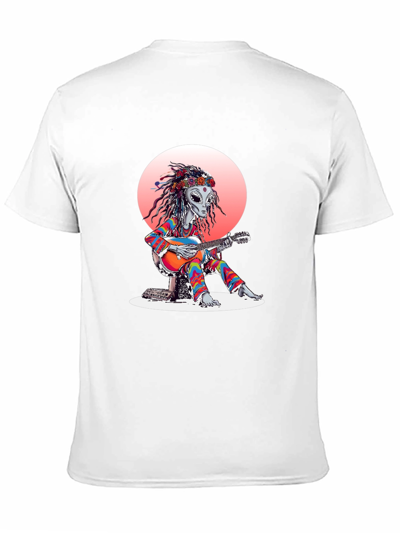 Alien Musician Graphic T-Shirt
