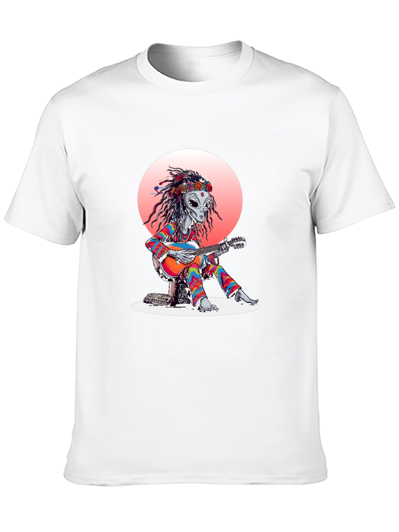 Alien Musician Graphic T-Shirt