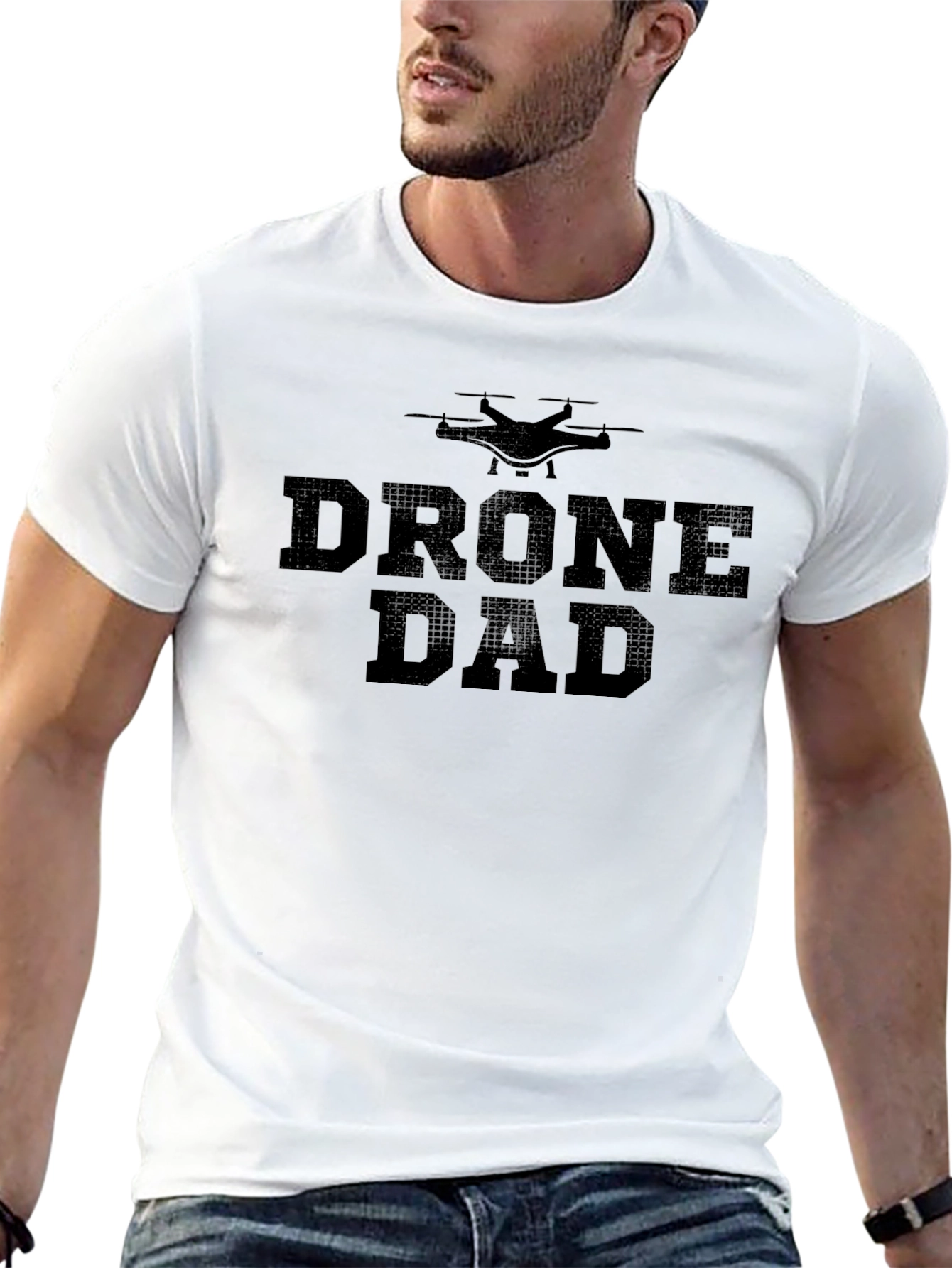 Drone Dad T-Shirt - Black