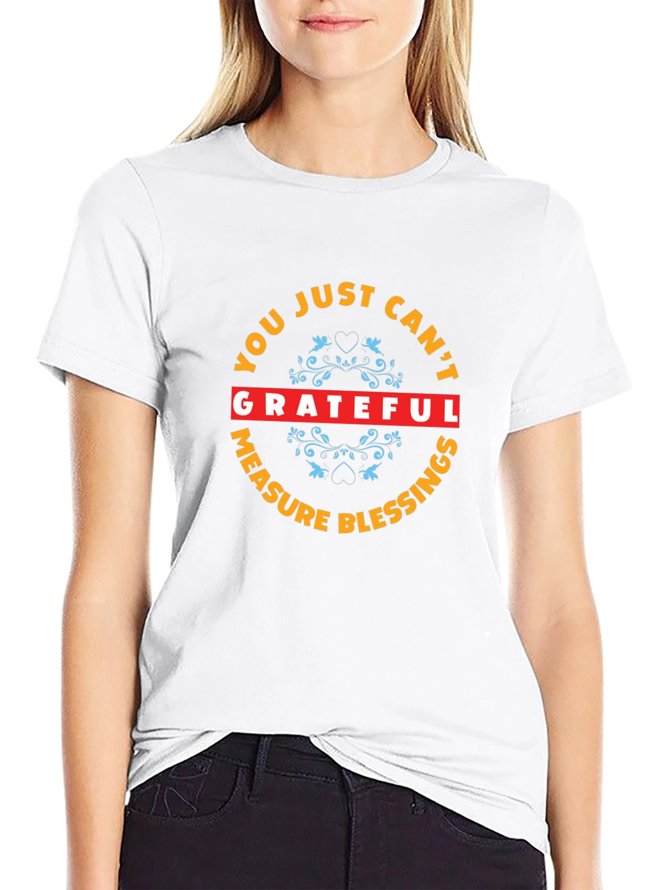 Grateful Blessings Graphic Tee - Stylish Black Shirt