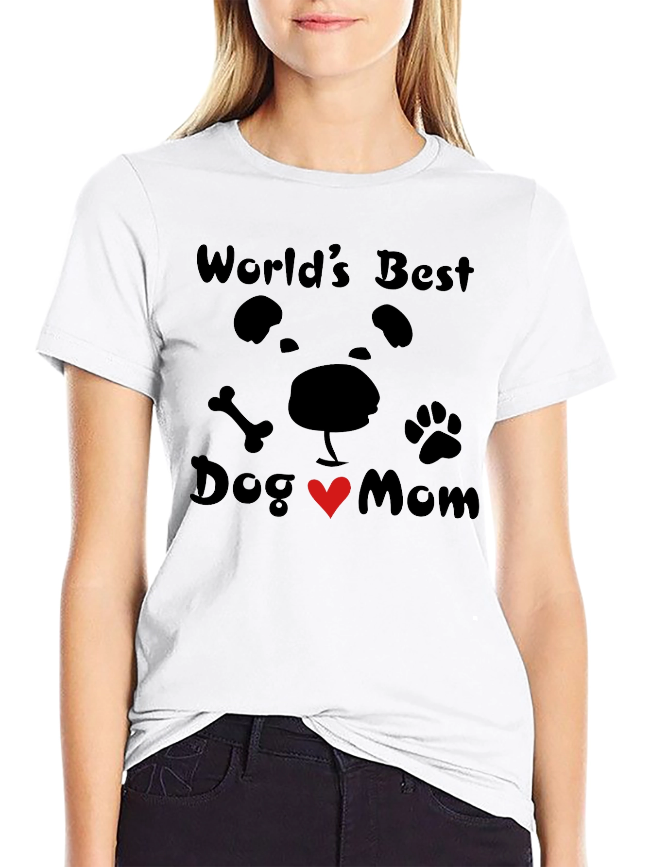 Worlds Best Dog Mom T-Shirt