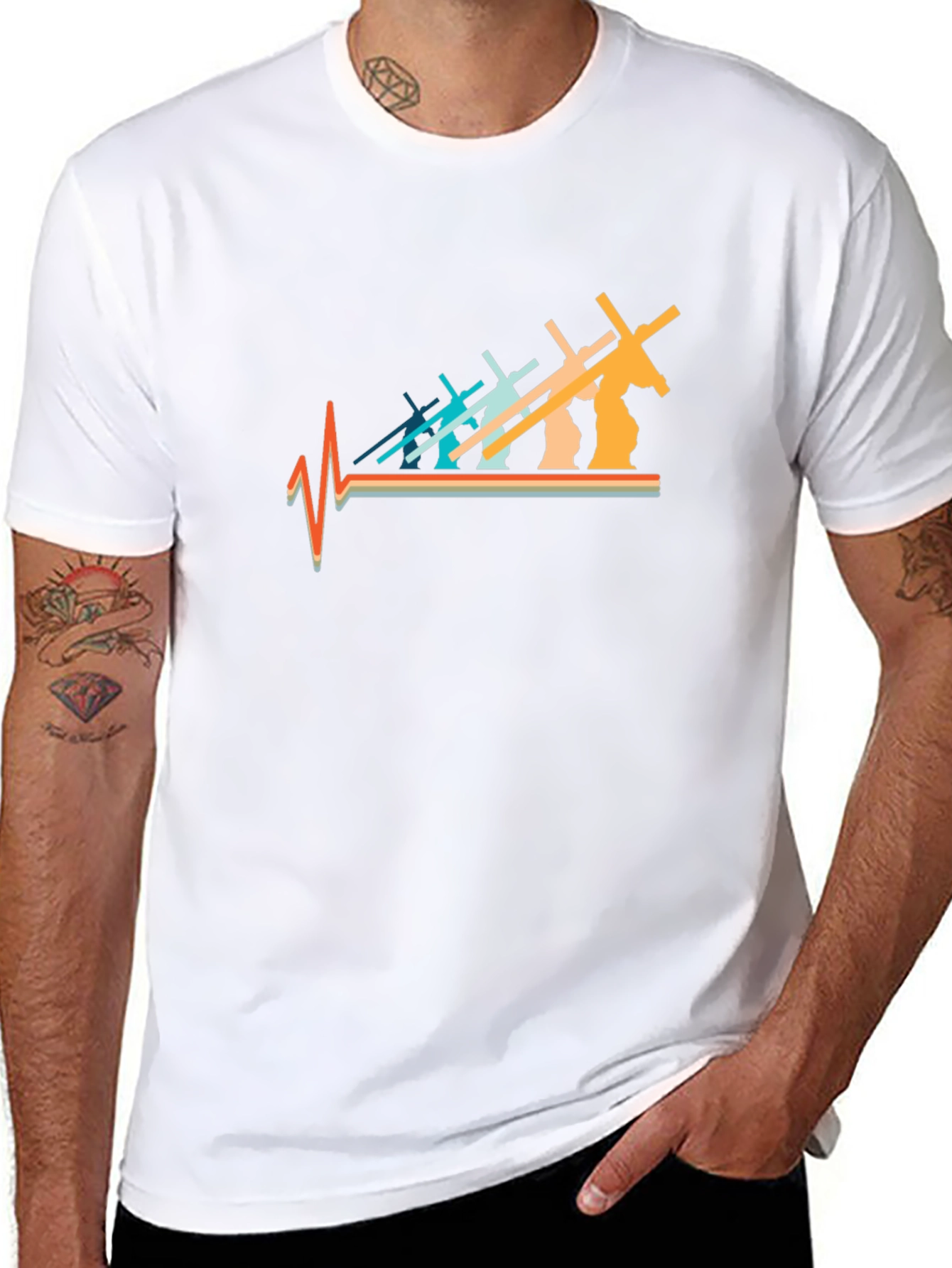 Faith Heartbeat Graphic Tee