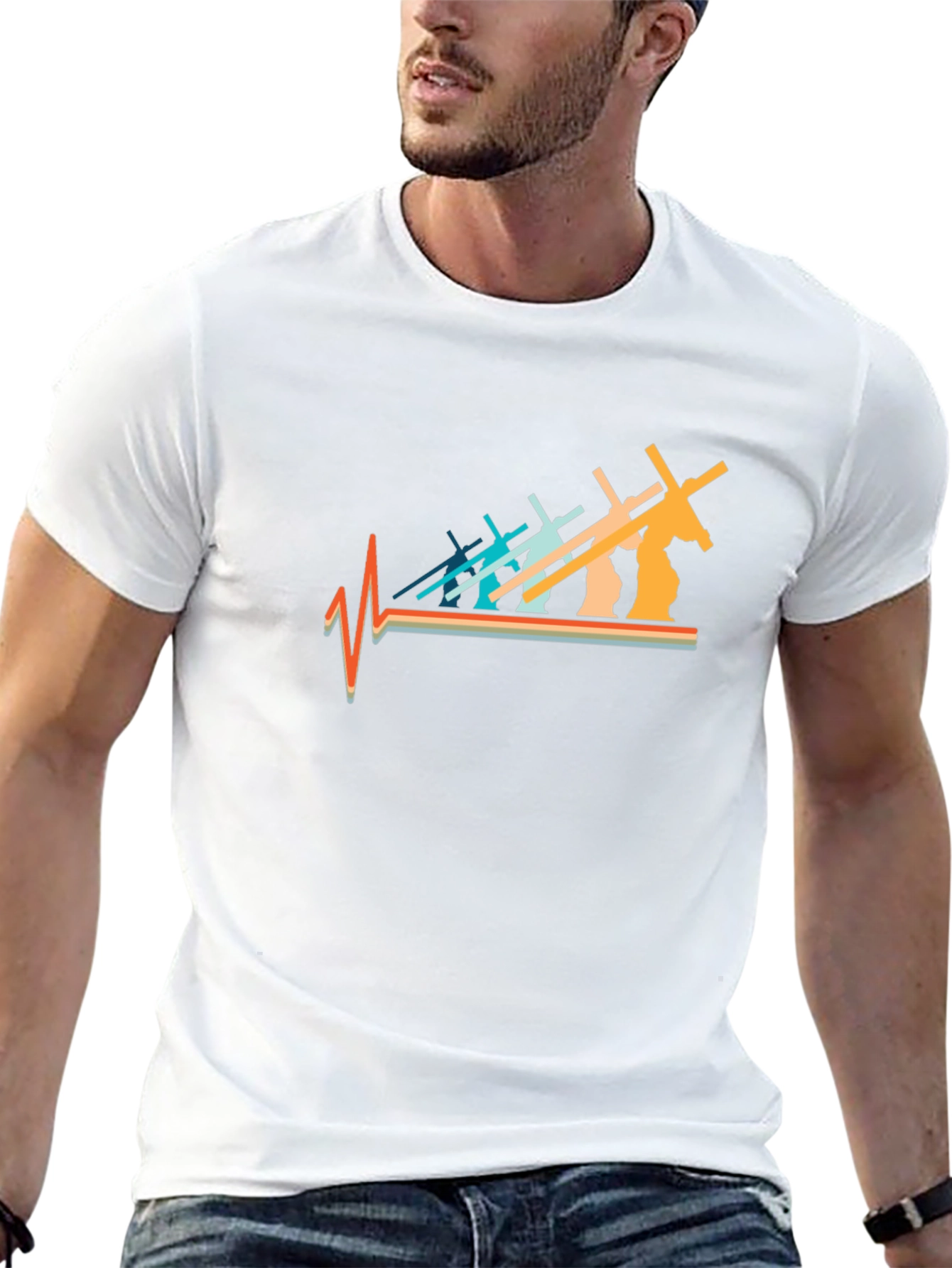 Faith Heartbeat Graphic Tee