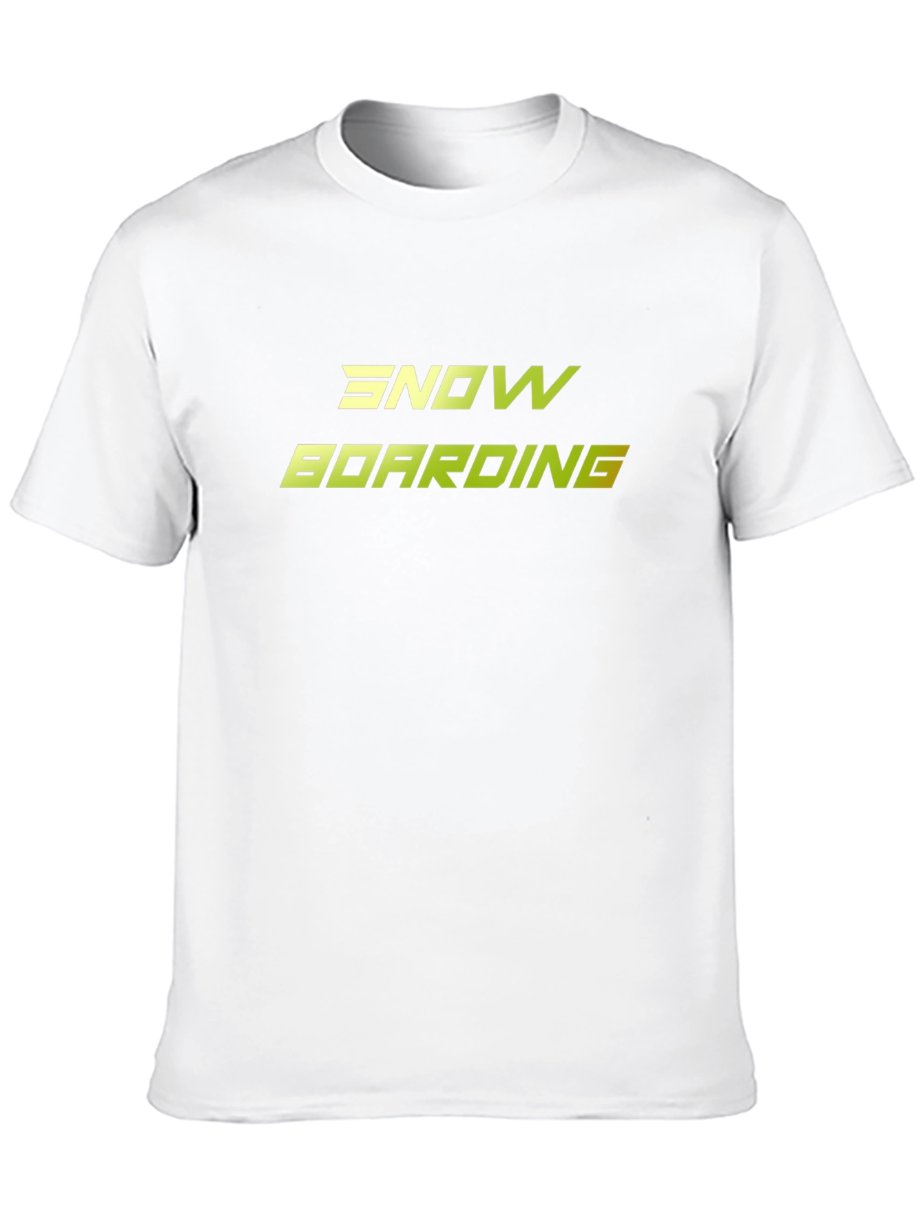Snowboarding Graphic Black T-Shirt
