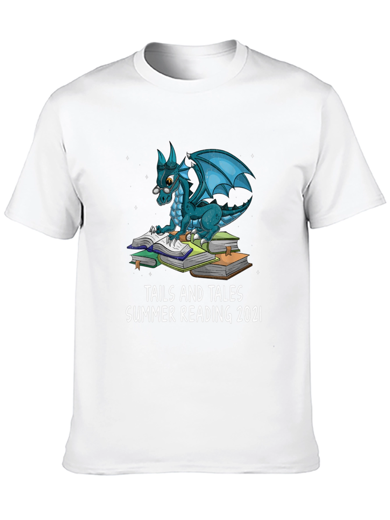 Reading Dragon Graphic Tee