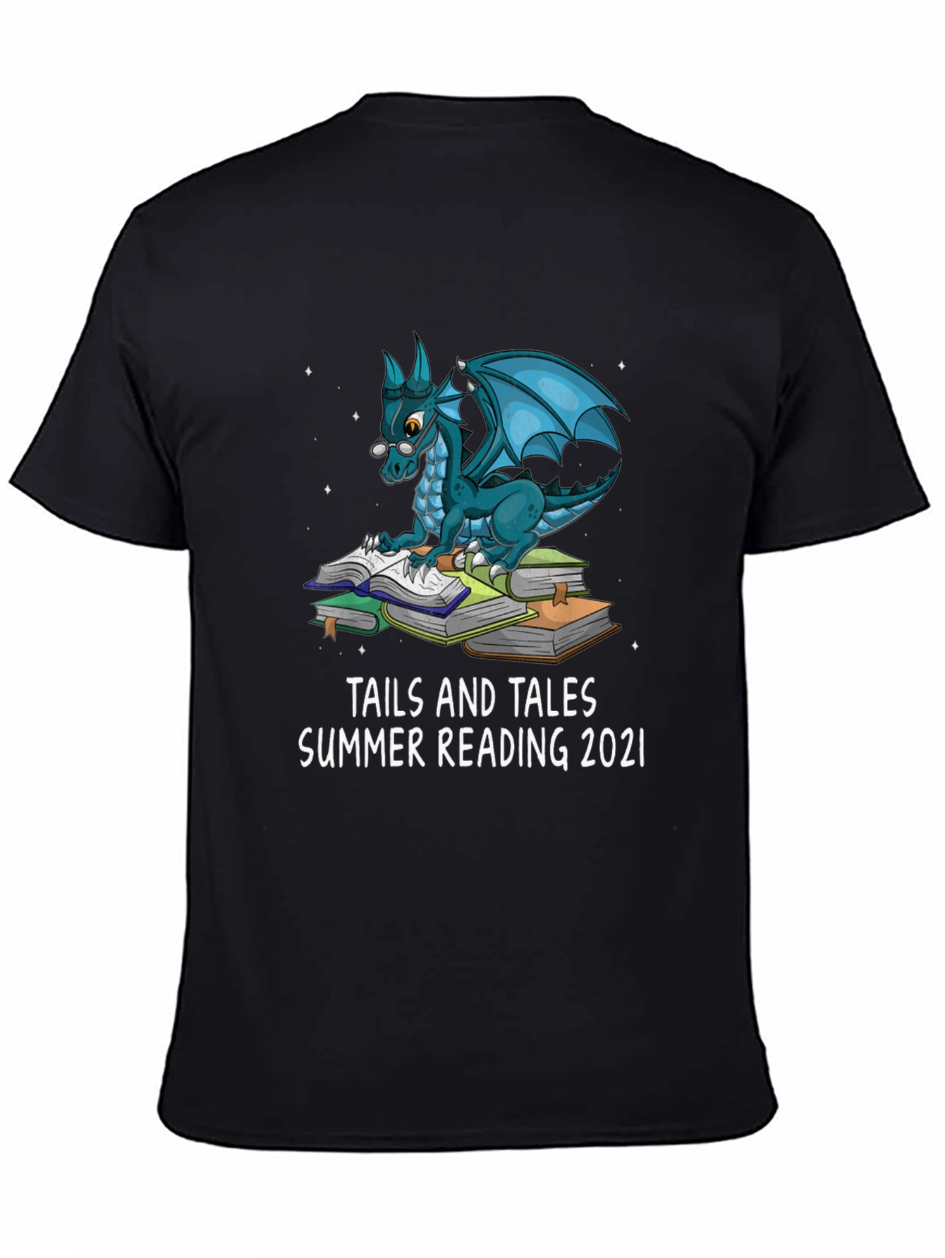 Reading Dragon Graphic Tee