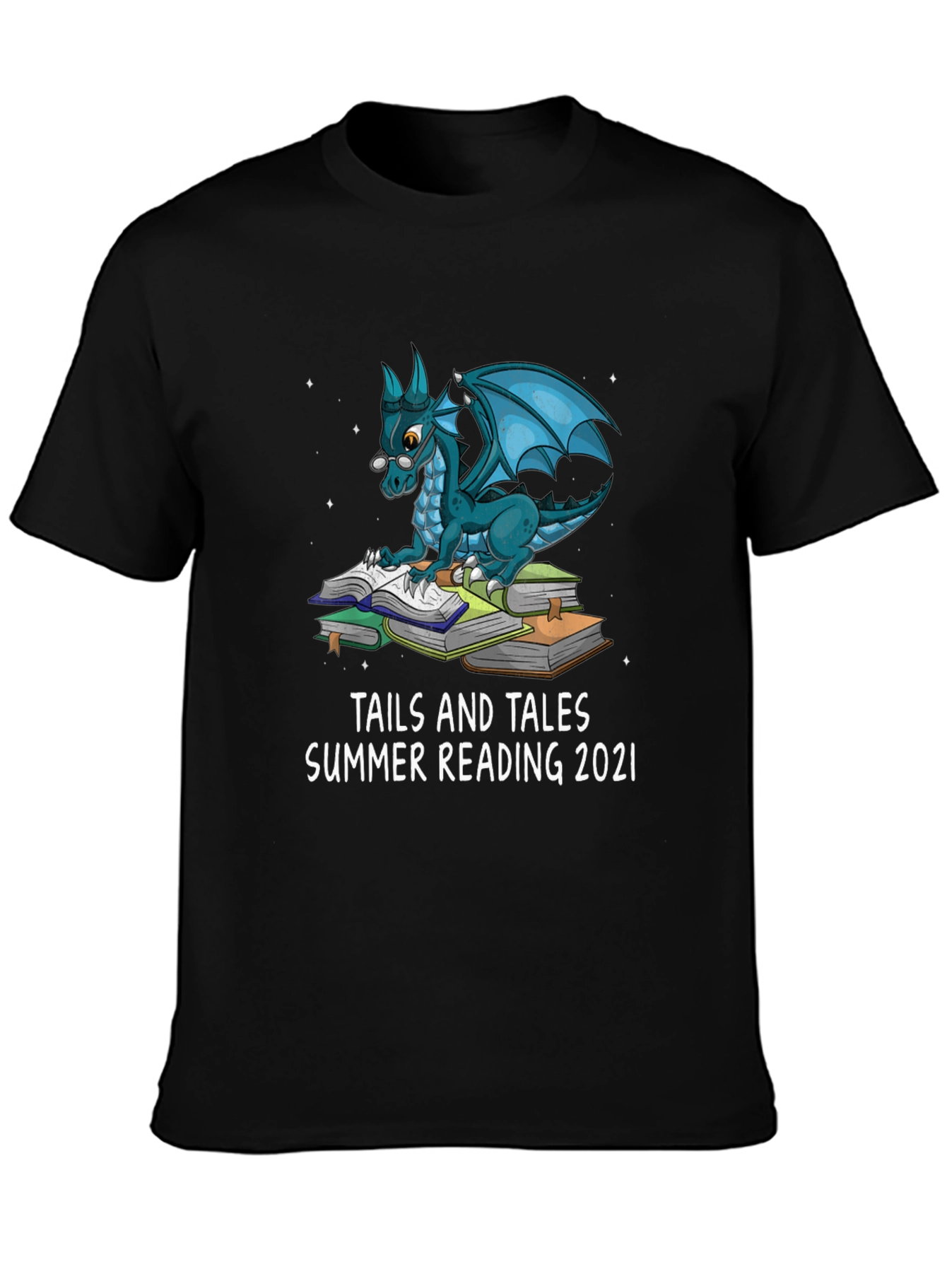 Reading Dragon Graphic Tee