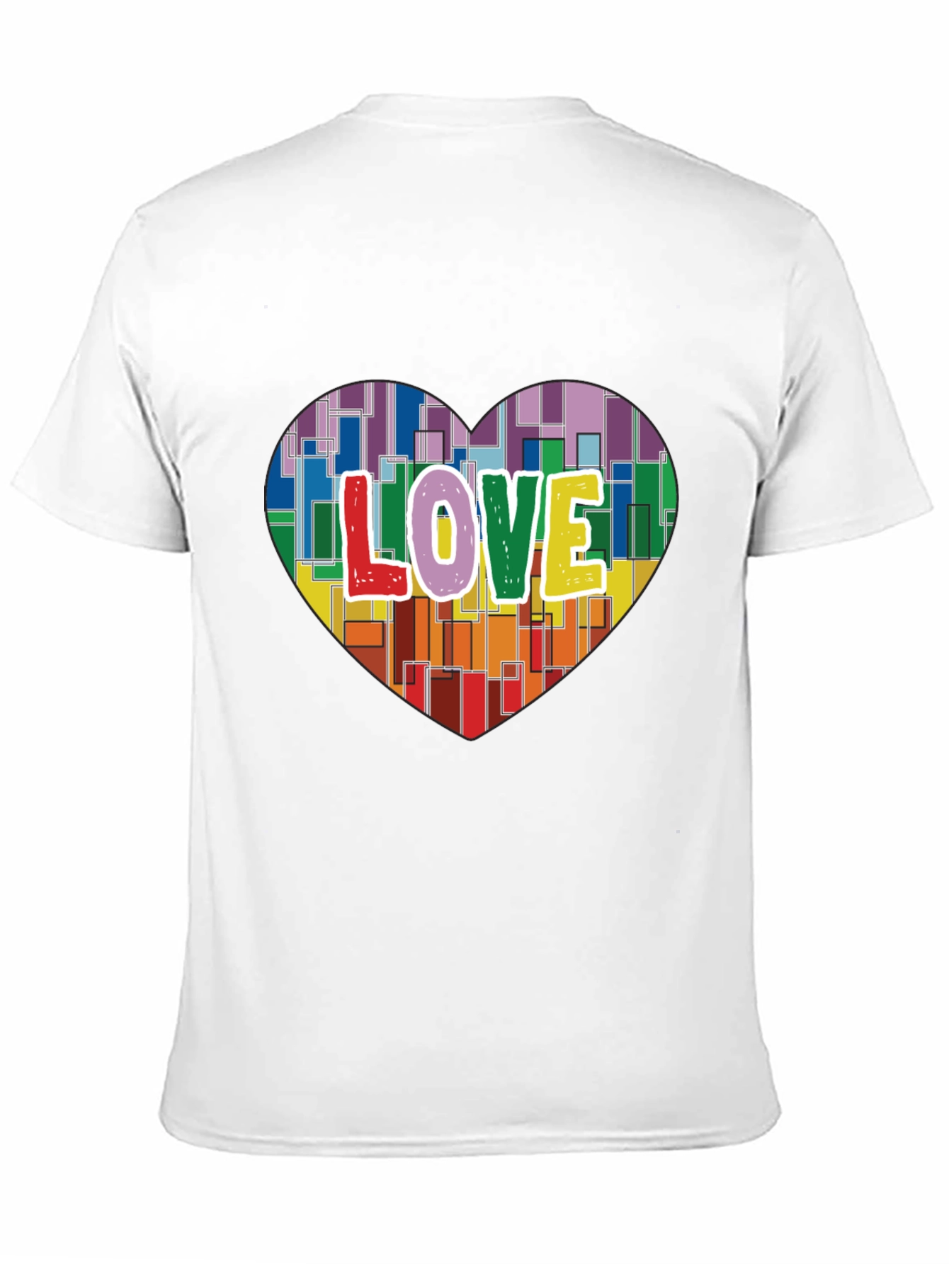 Love Heart Graphic T-Shirt - Pride & Positivity