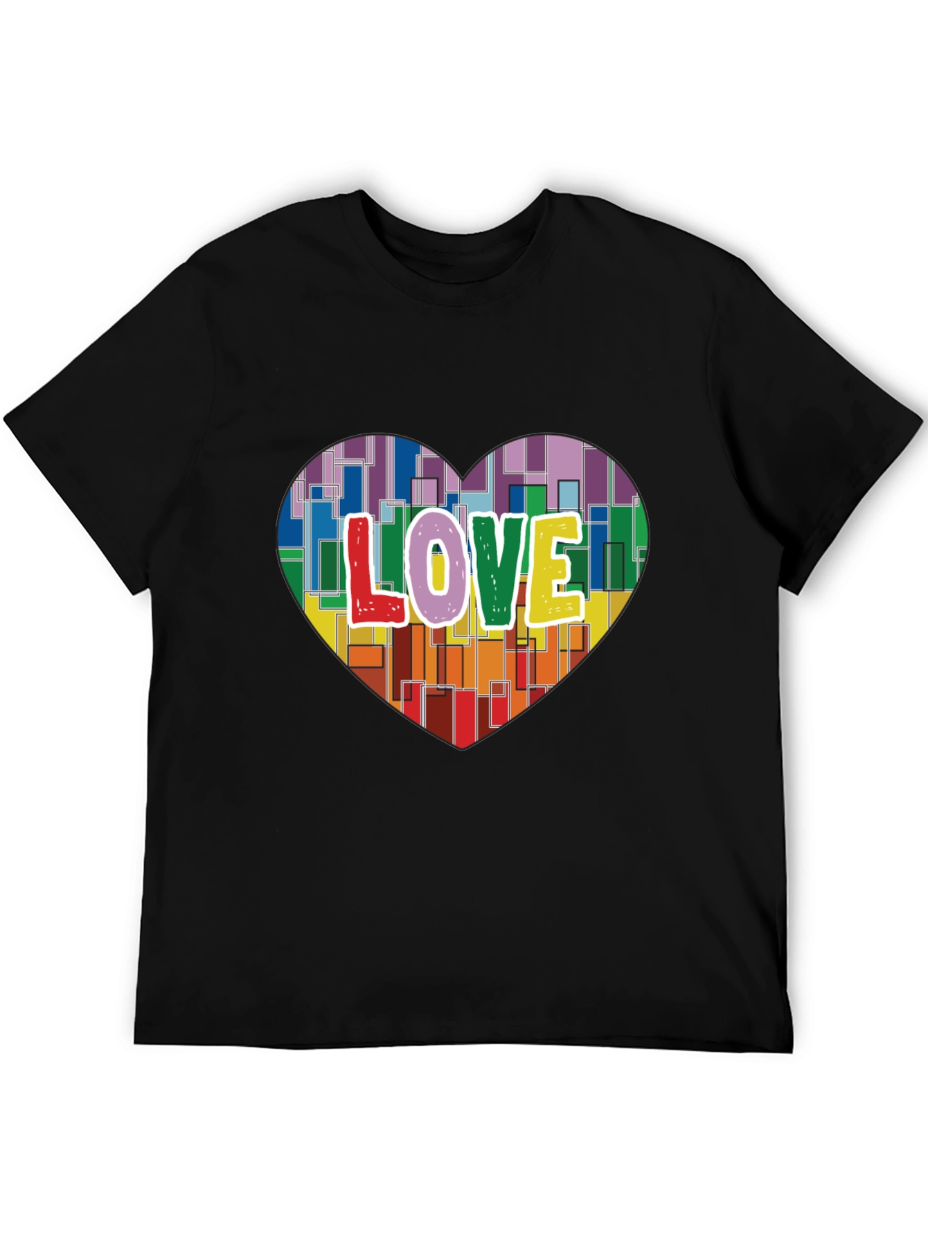 Love Heart Graphic T-Shirt - Pride & Positivity