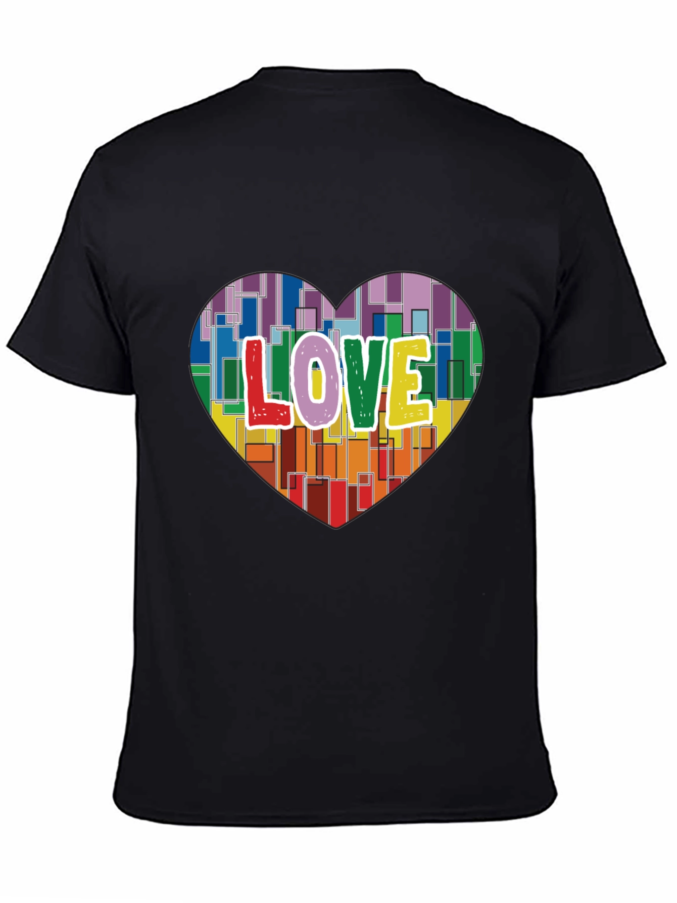 Love Heart Graphic T-Shirt - Pride & Positivity