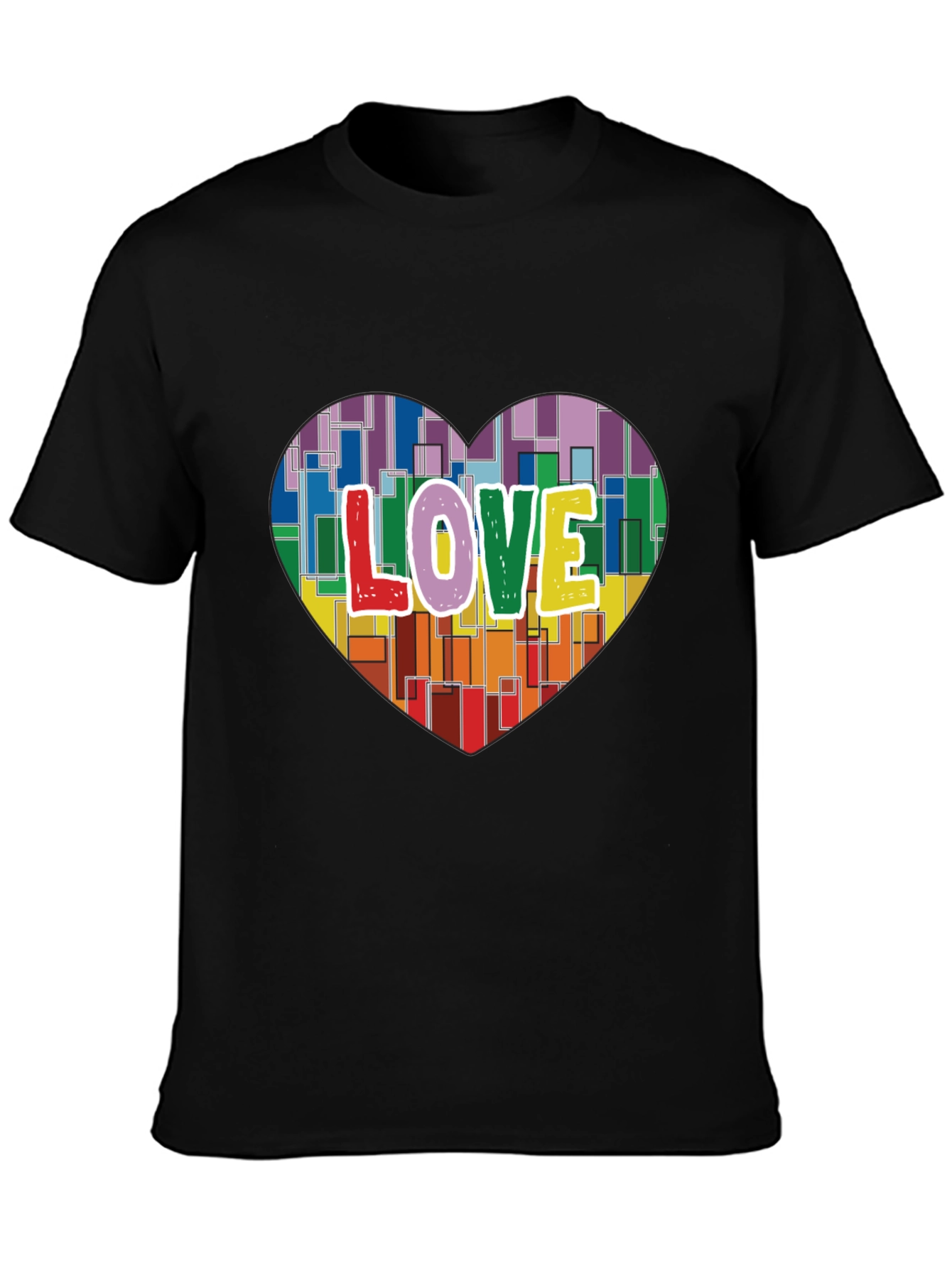 Love Heart Graphic T-Shirt - Pride & Positivity