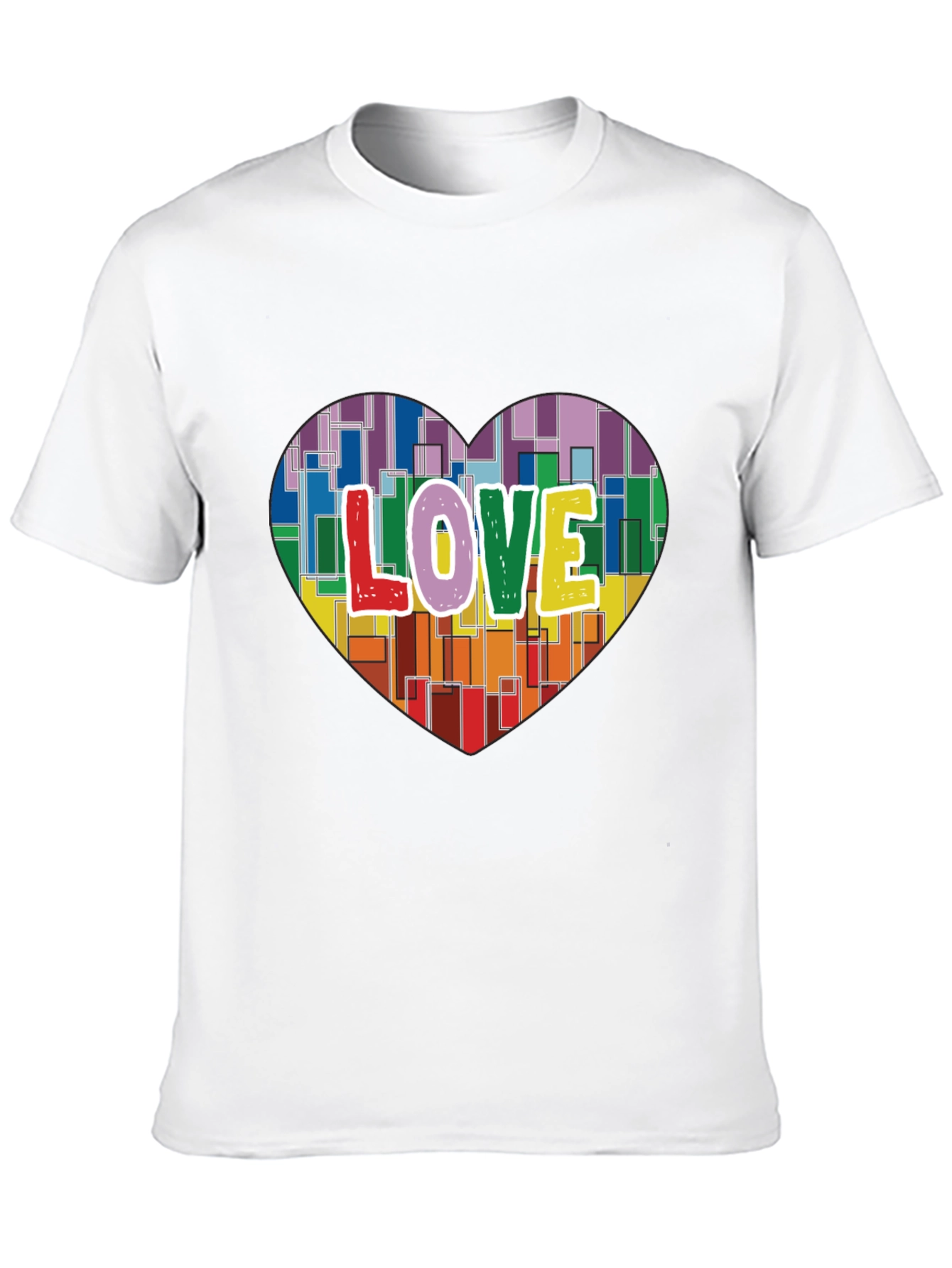 Love Heart Graphic T-Shirt - Pride & Positivity