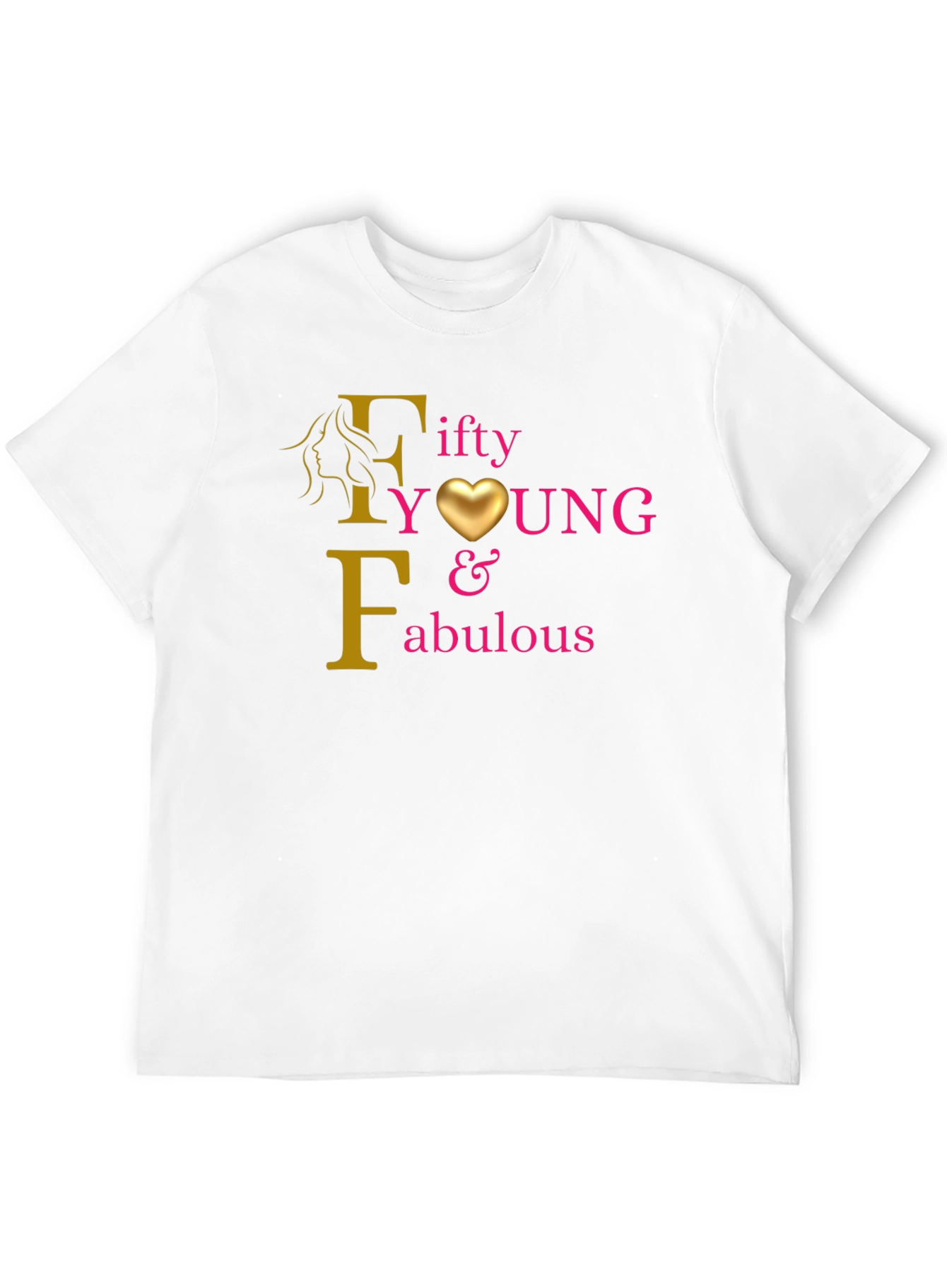 Fifty Young & Fabulous Black Graphic Tee