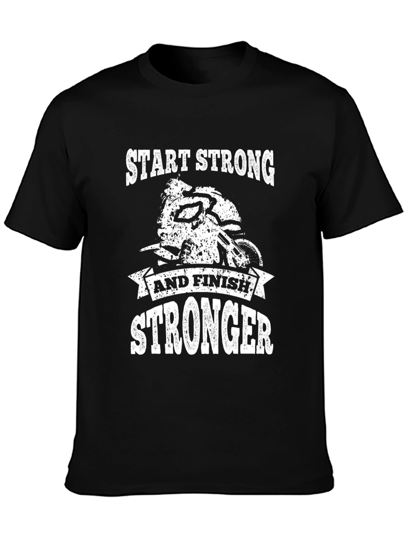 Start Stronger Mens Graphic Tee