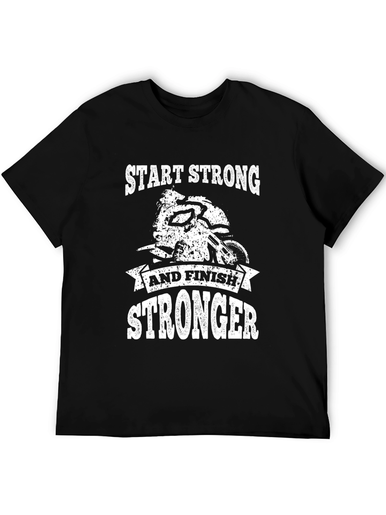 Start Stronger Mens Graphic Tee