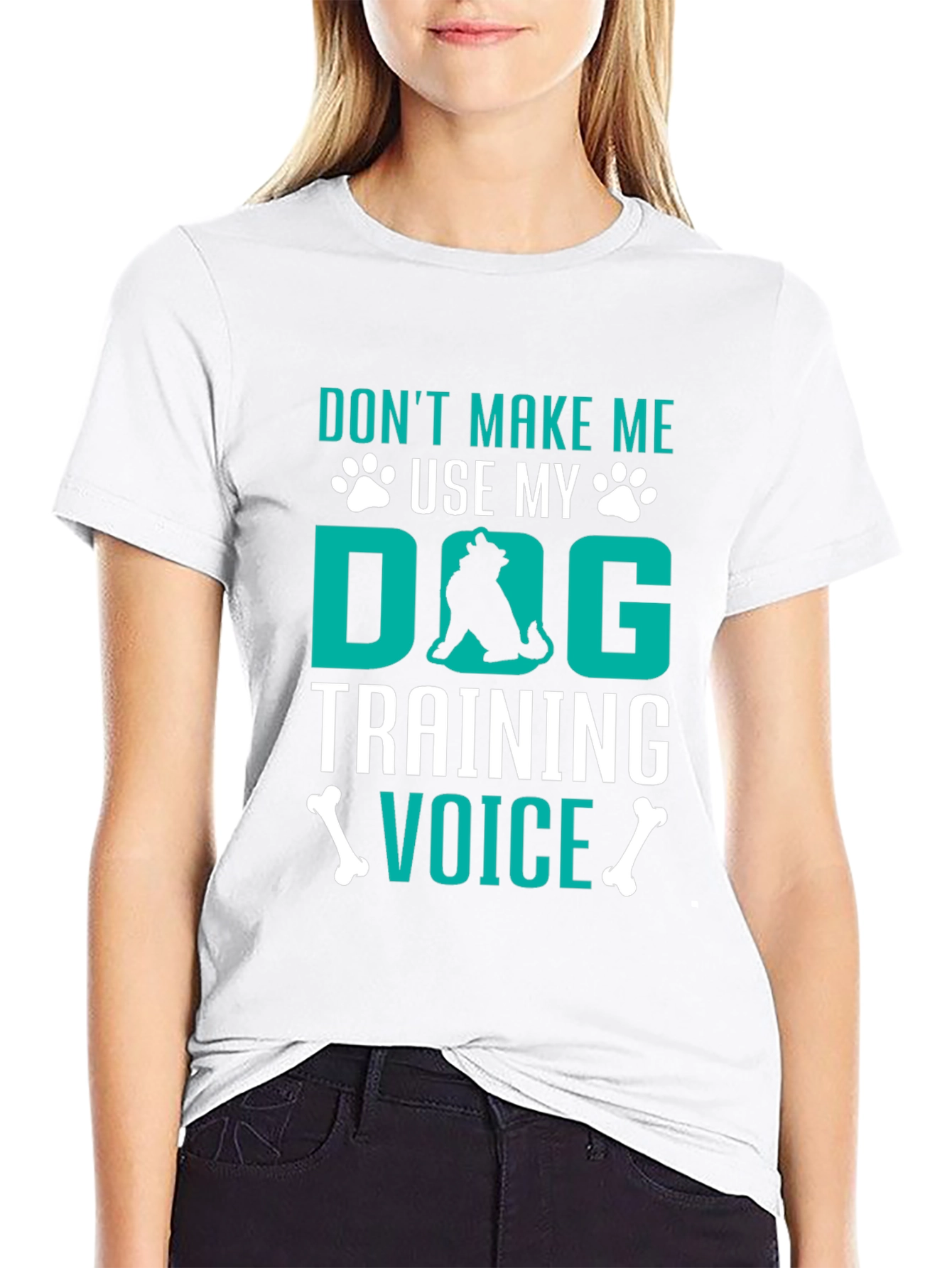 Dog Training Voice T-Shirt - Funny Dog Lover Tee