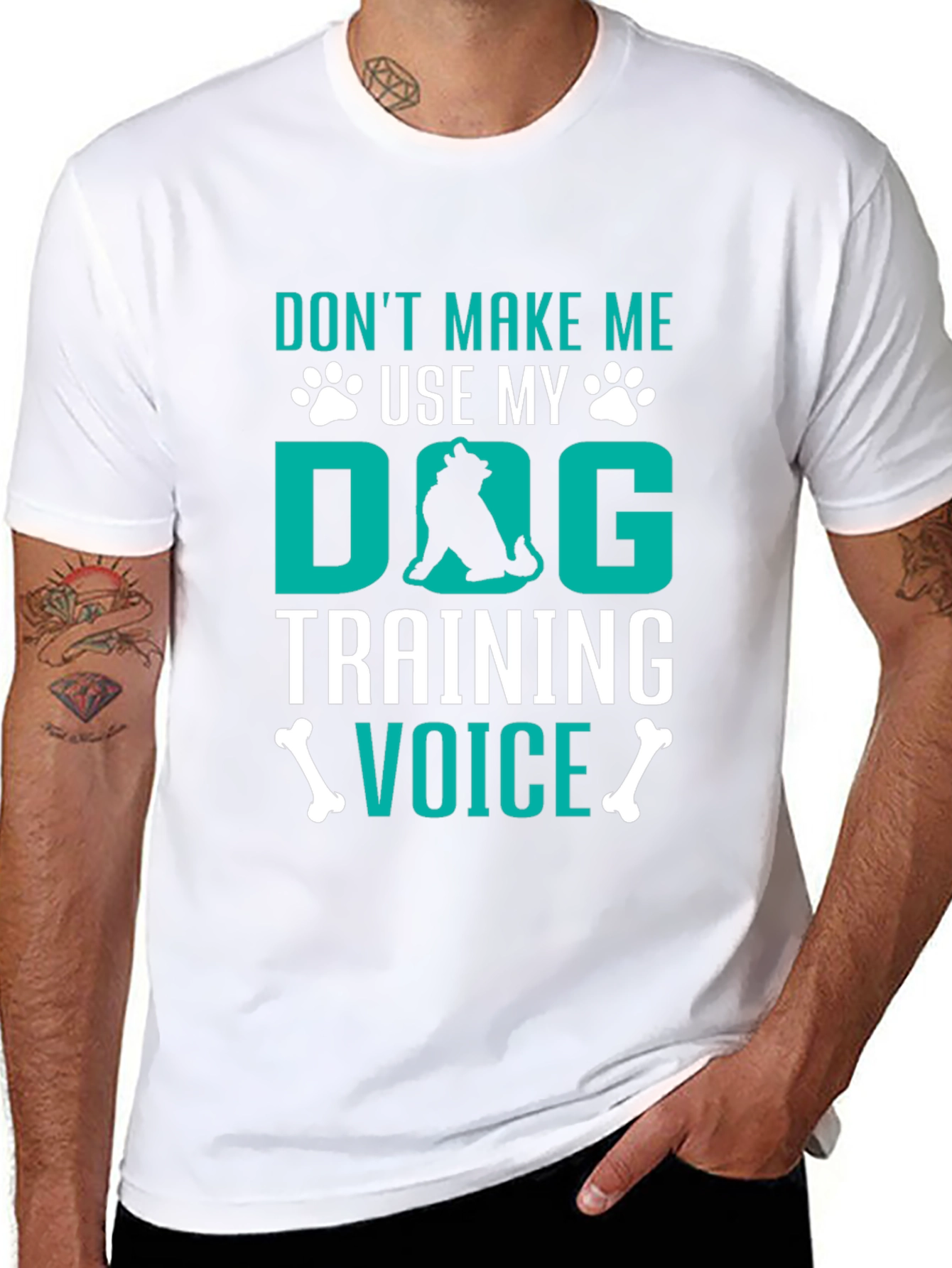 Dog Training Voice T-Shirt - Funny Dog Lover Tee