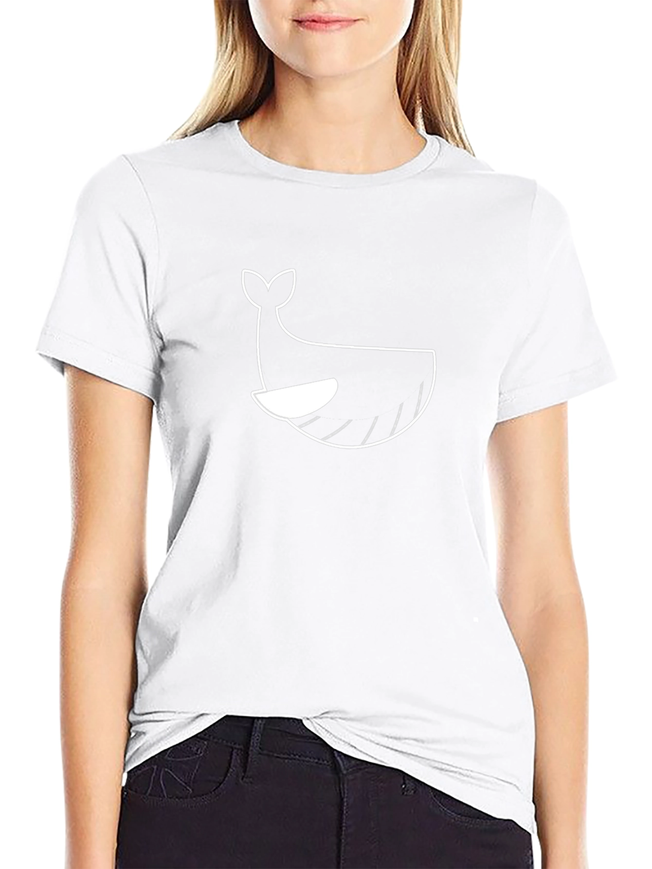 Whale Graphic Black T-Shirt - Stylish & Comfortable