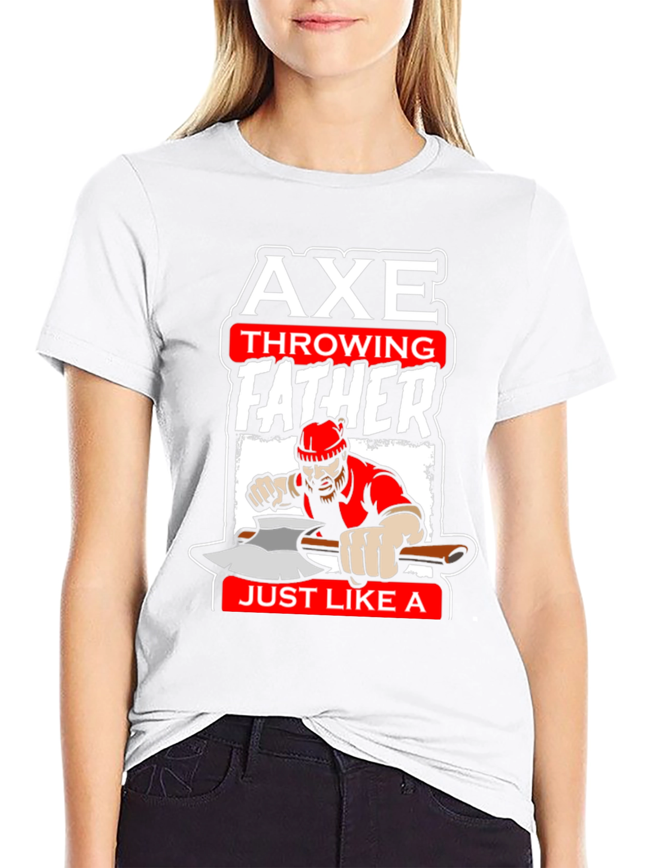 Axe Throwing Father T-Shirt