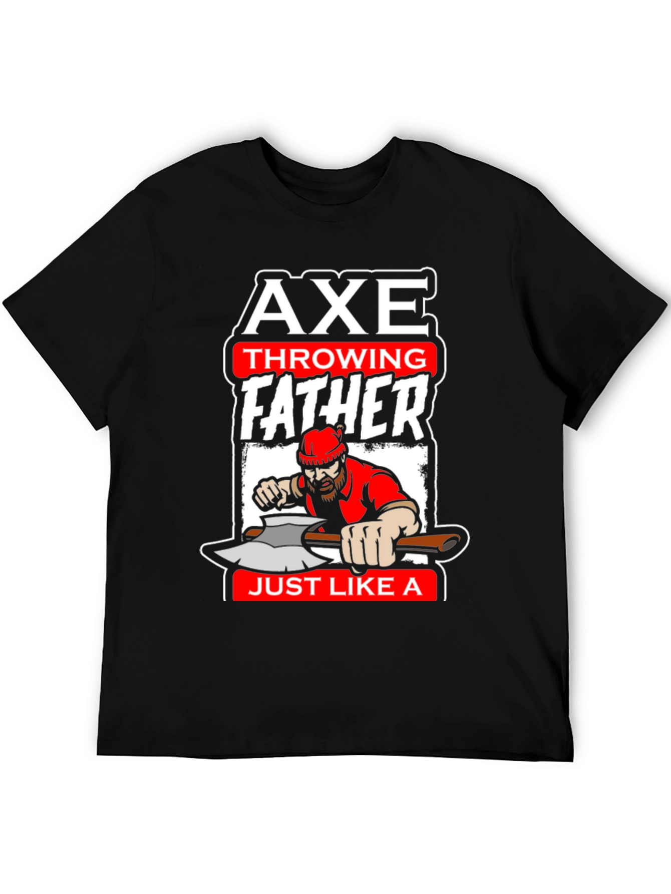 Axe Throwing Father T-Shirt