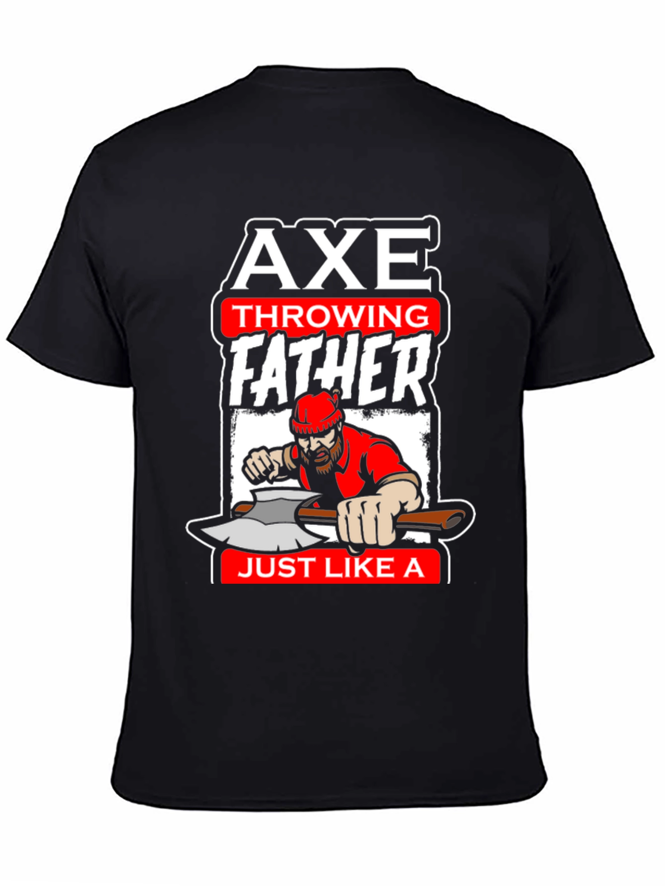 Axe Throwing Father T-Shirt