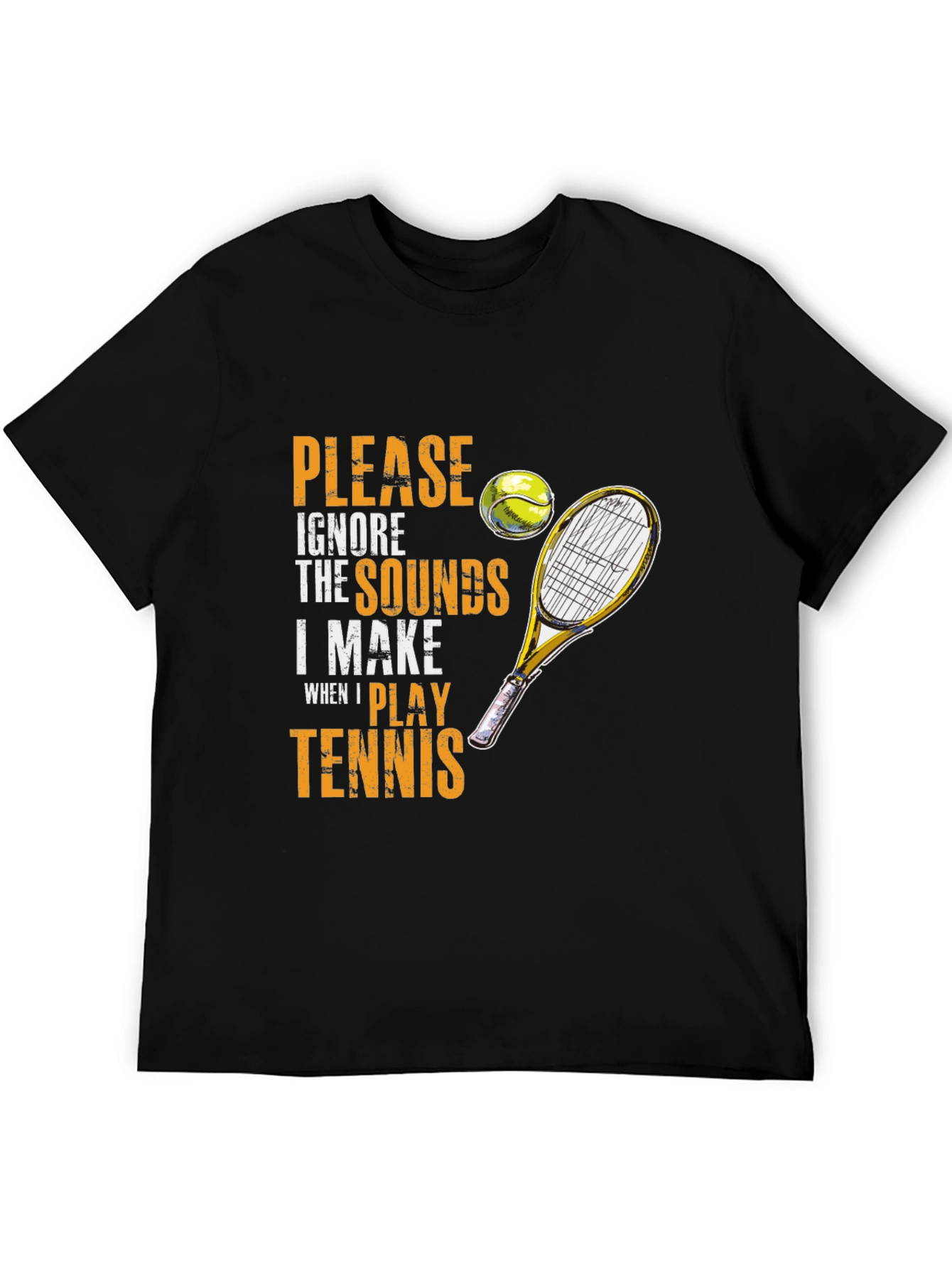 Tennis Player Humor Graphic T-Shirt