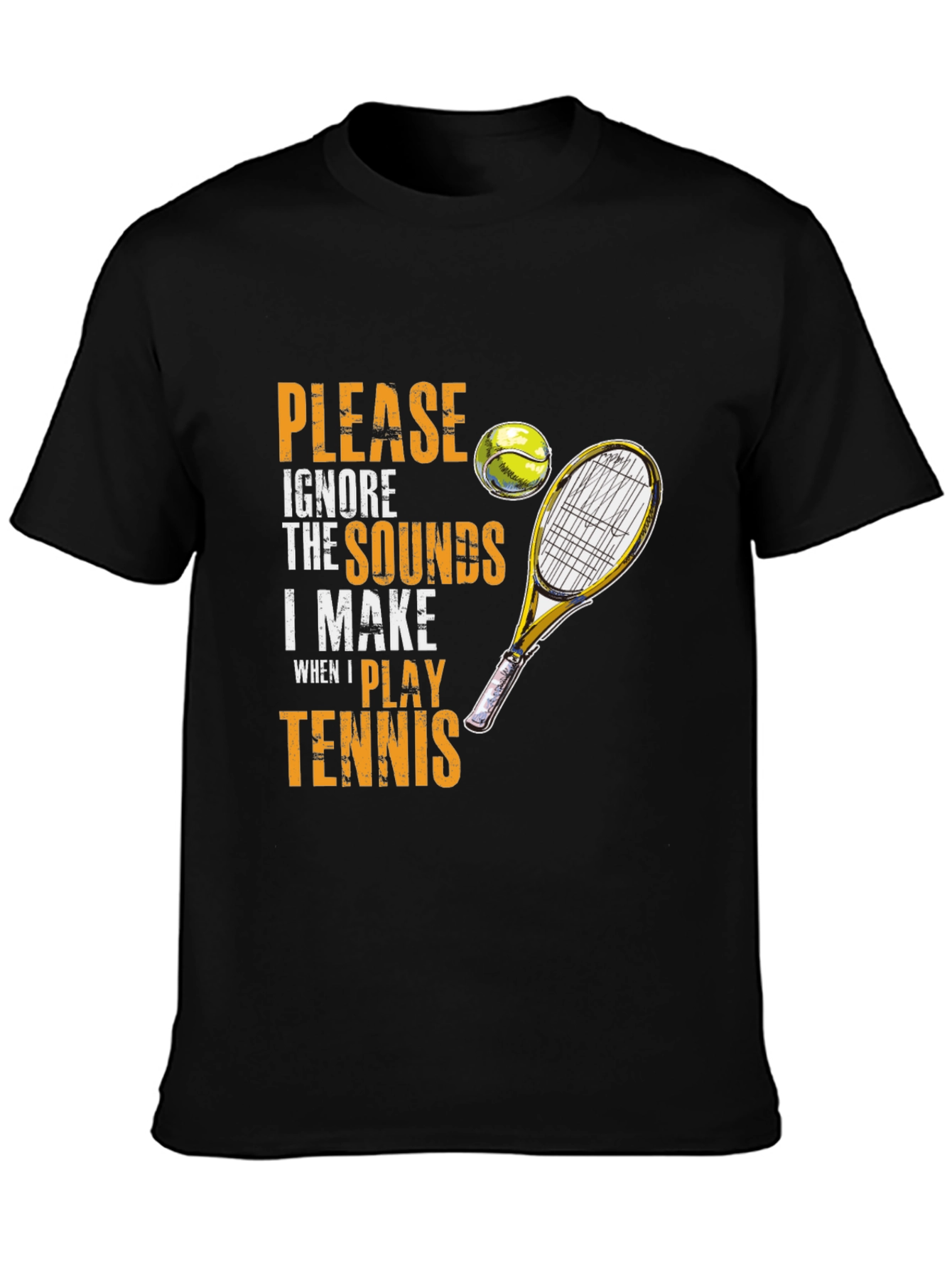 Tennis Player Humor Graphic T-Shirt