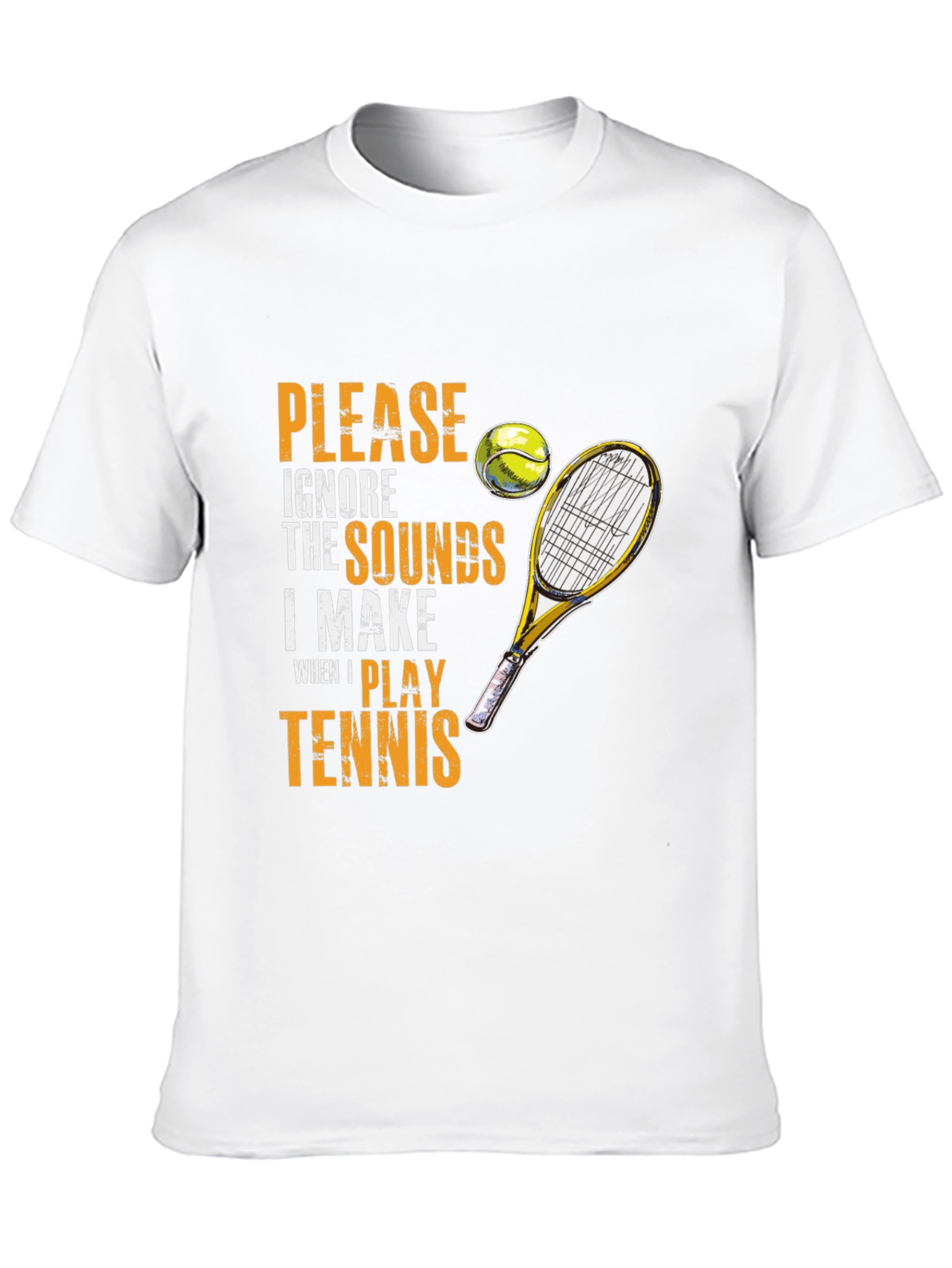 Tennis Player Humor Graphic T-Shirt