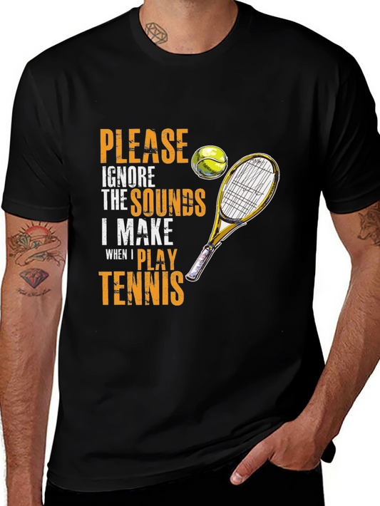 Tennis Player Humor Graphic T-Shirt