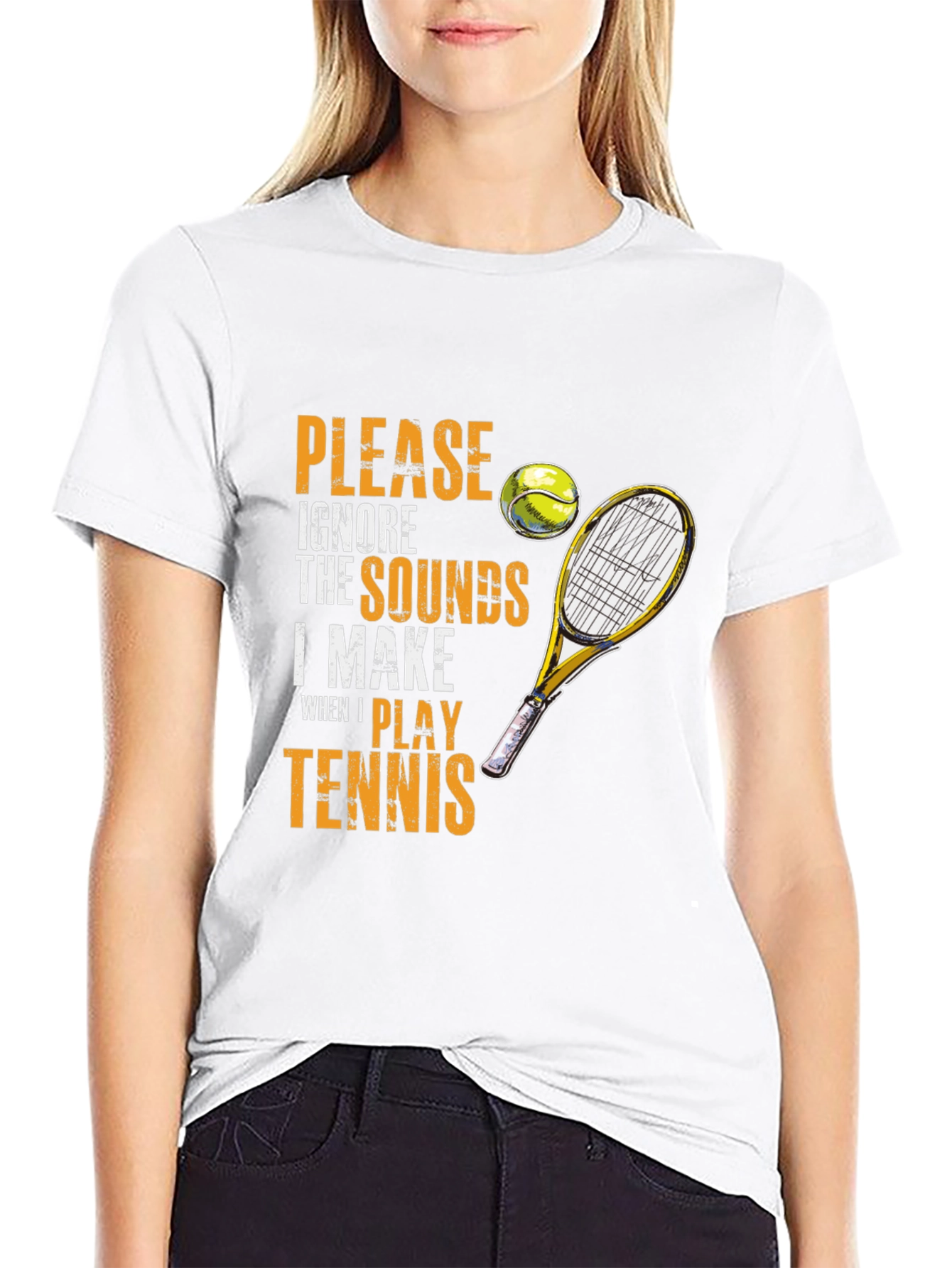 Tennis Player Humor Graphic T-Shirt
