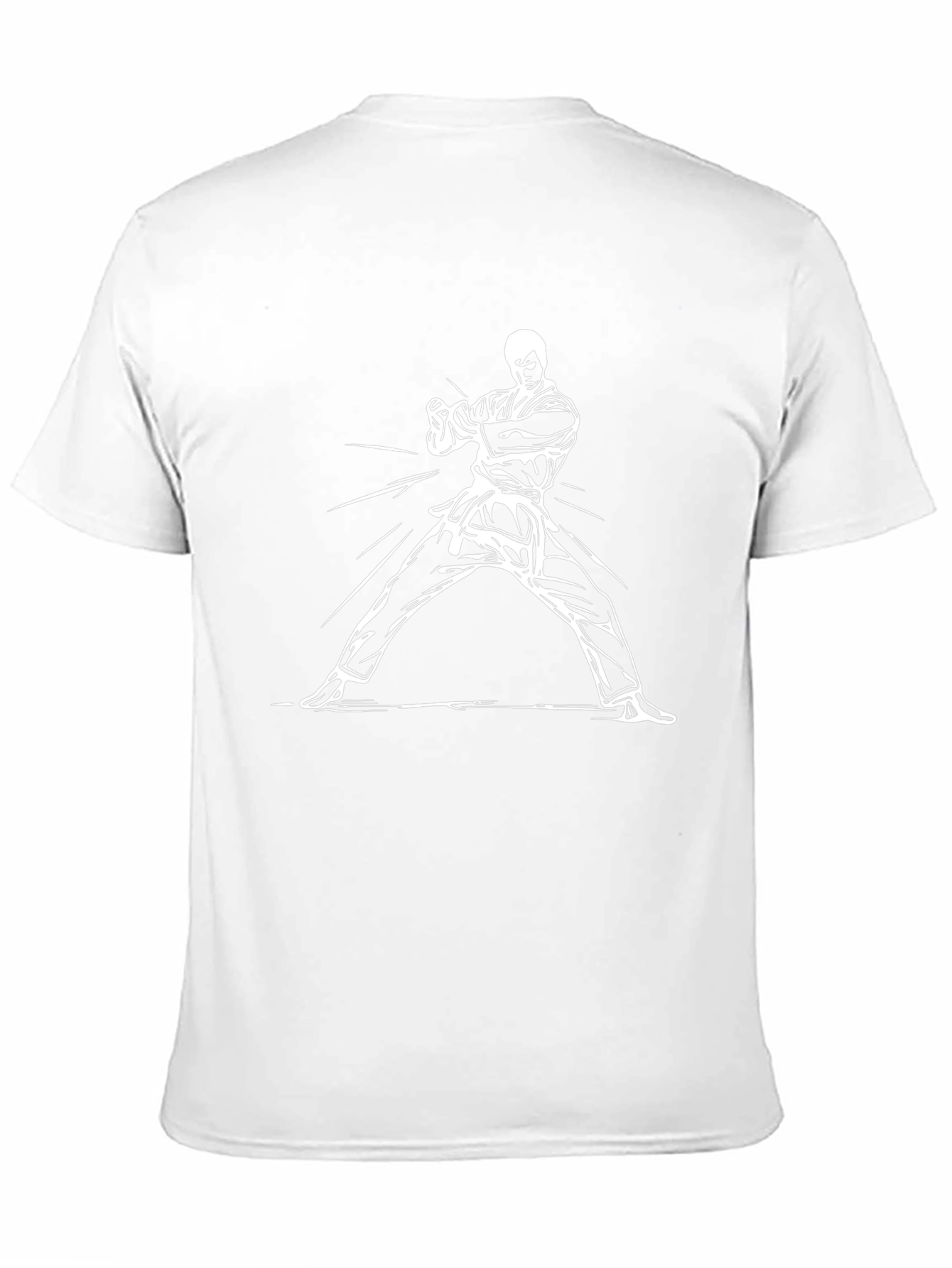 Karate Pose Graphic Tee - Black