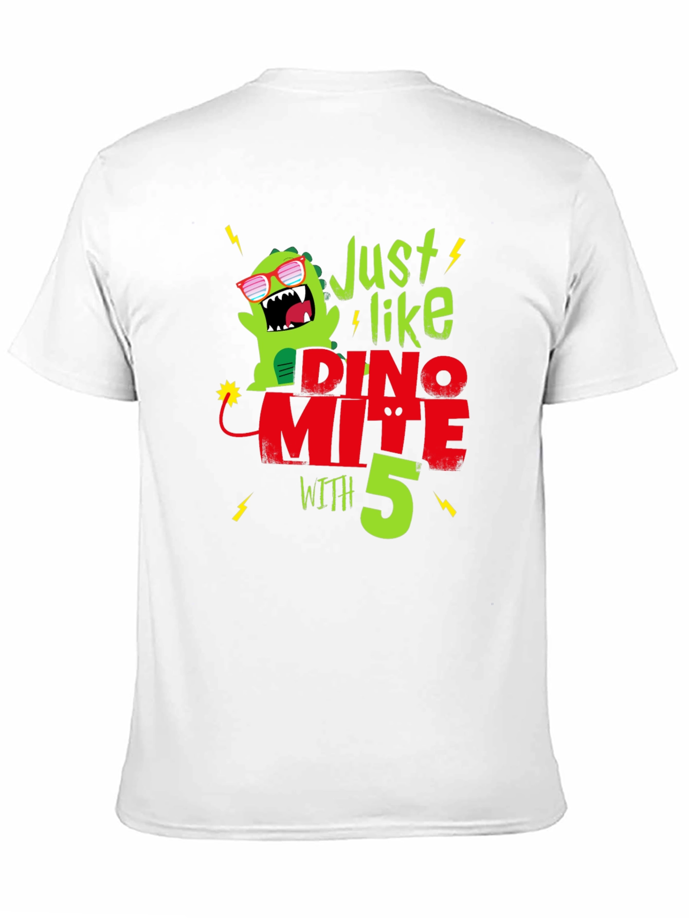 Dino-mite 5th Birthday T-Shirt