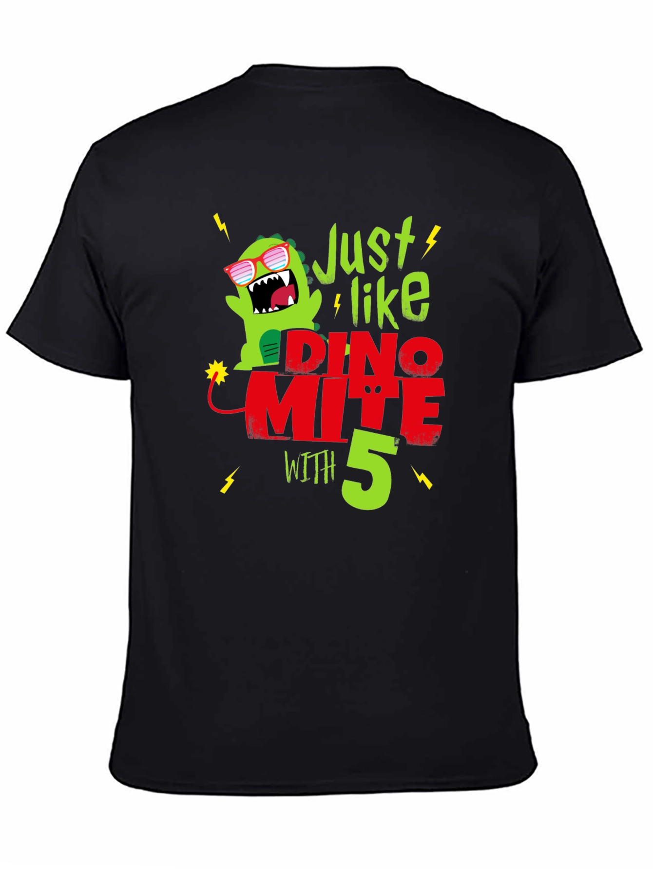 Dino-mite 5th Birthday T-Shirt