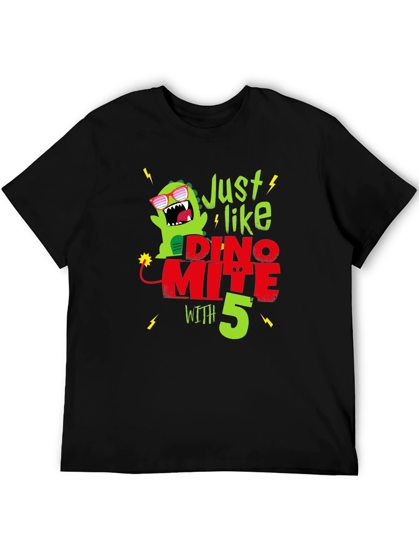 Dino-mite 5th Birthday T-Shirt