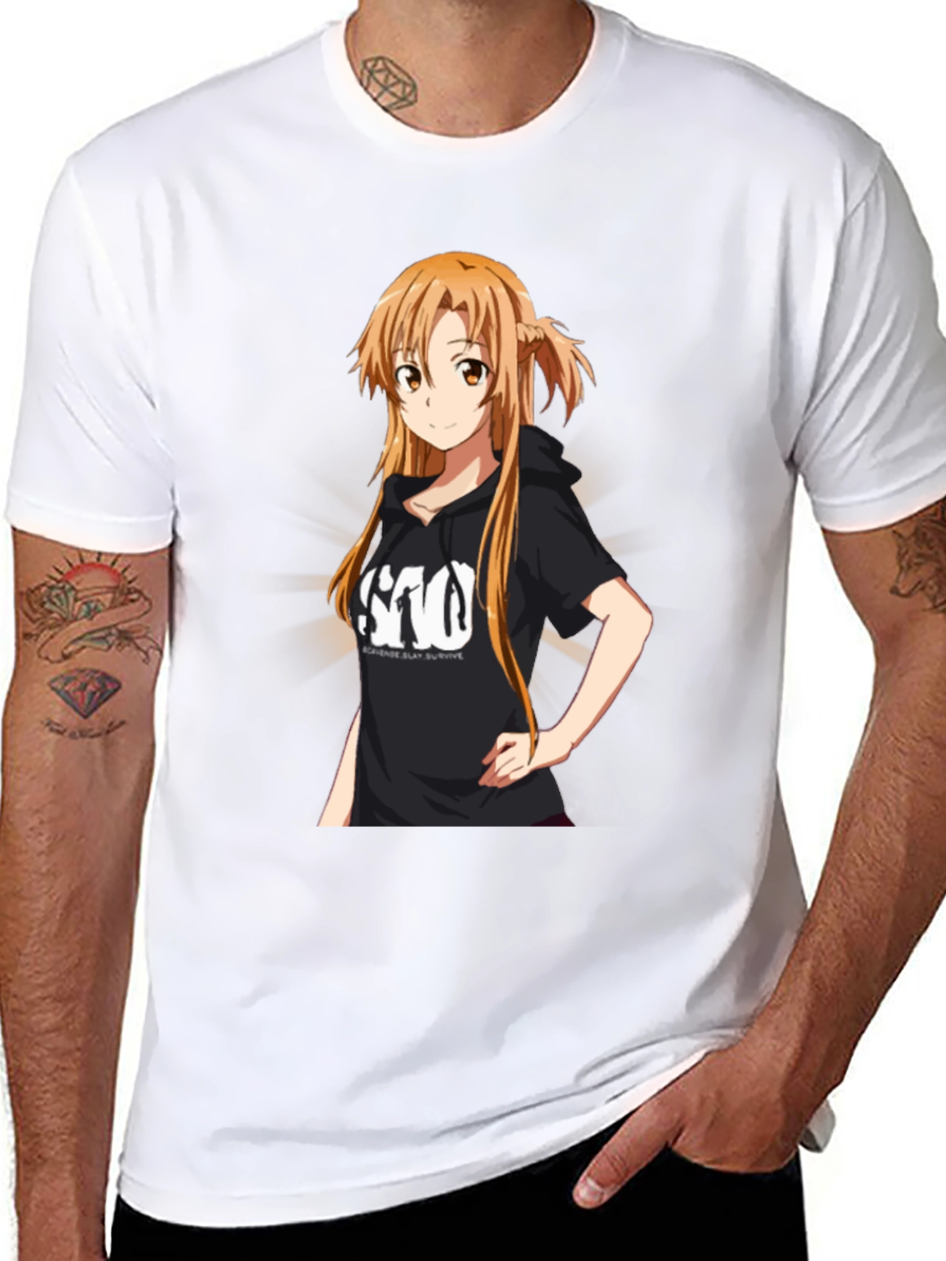 Anime T-Shirt - Sword Art Online Asuna