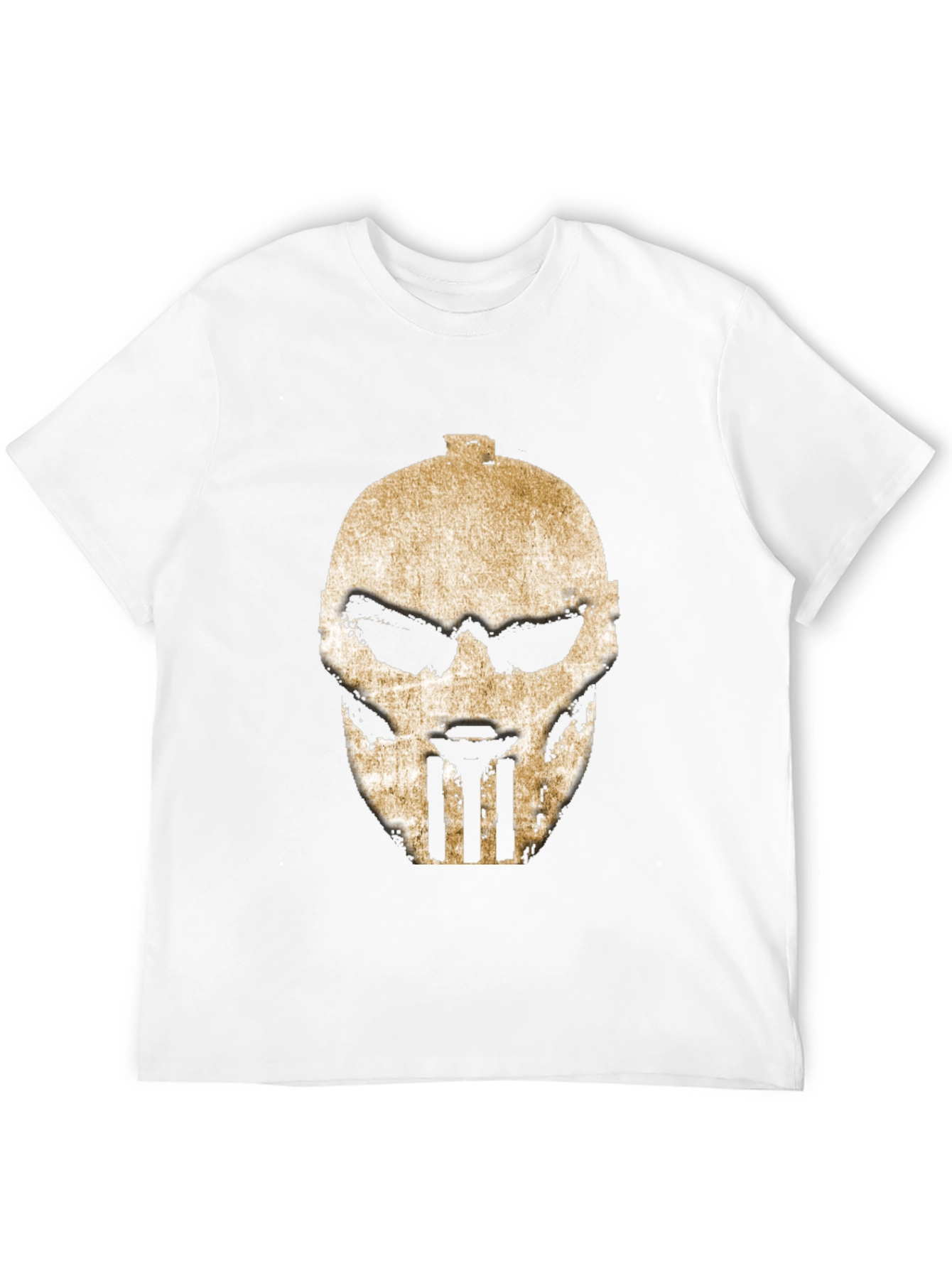 Masked Vigilante Graphic Tee - Black Cotton