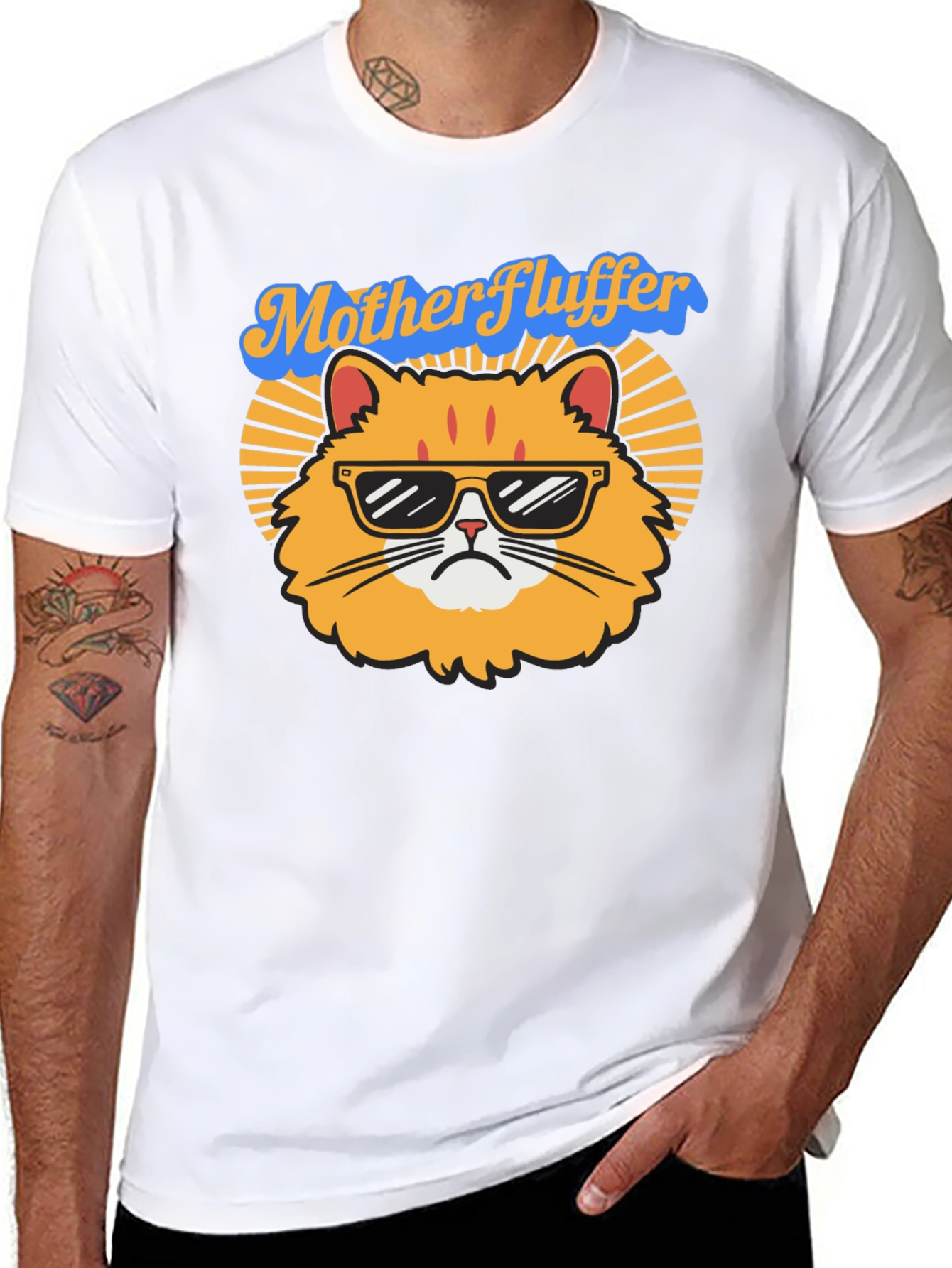 Mother Fluffer Cat T-Shirt