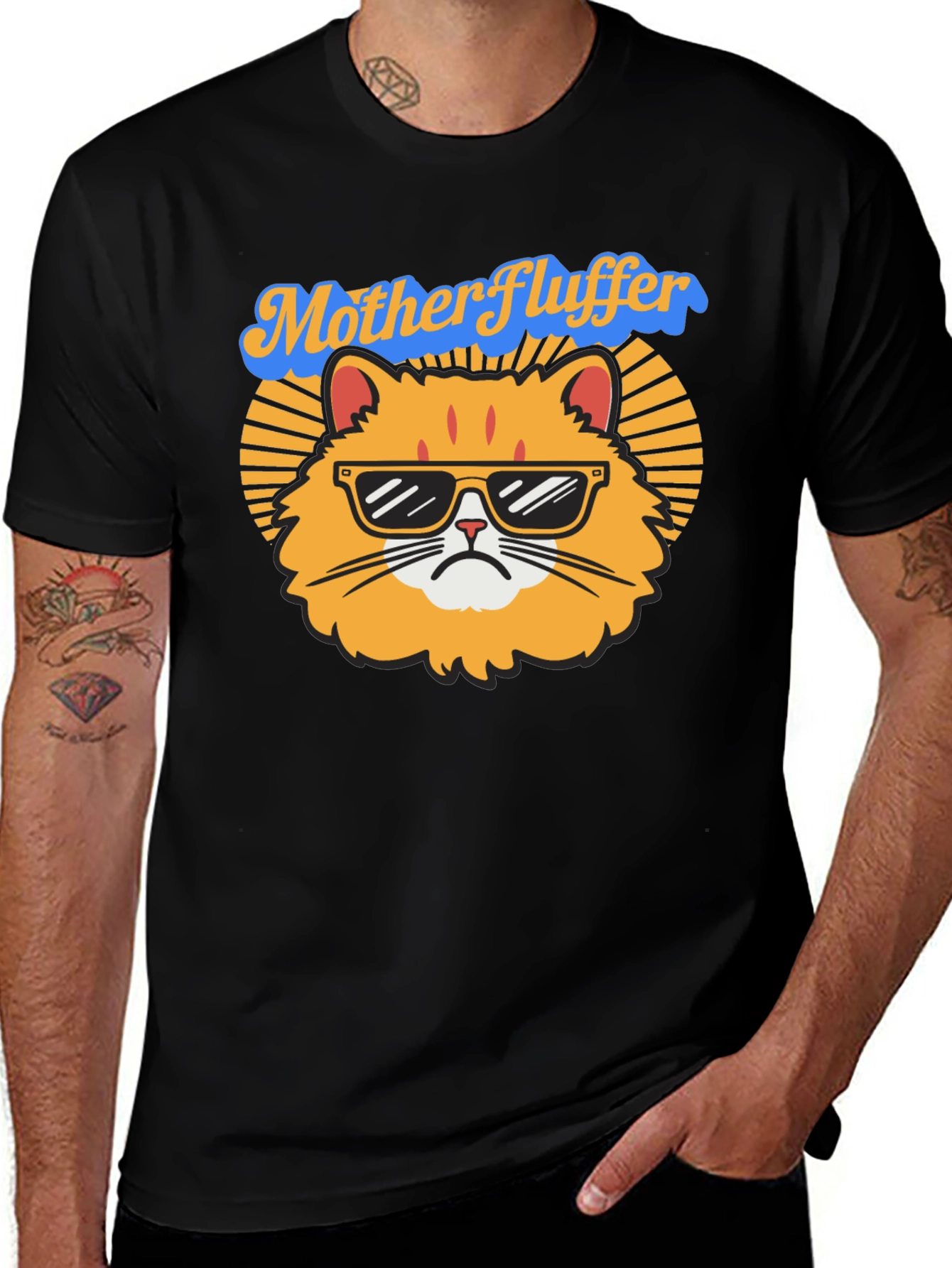 Mother Fluffer Cat T-Shirt