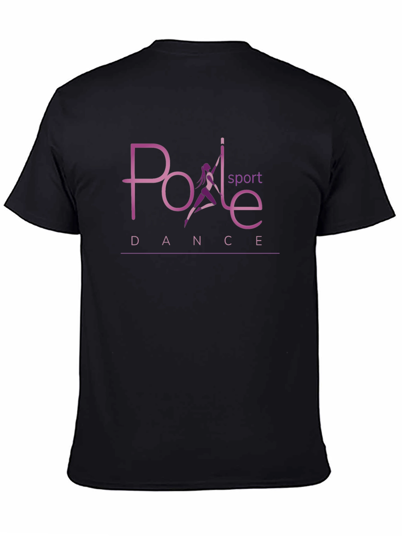 Pole Dance Sport Graphic Tee - Black