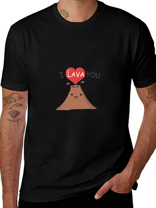 I Lava You Graphic Tee - Cute Volcano T-Shirt