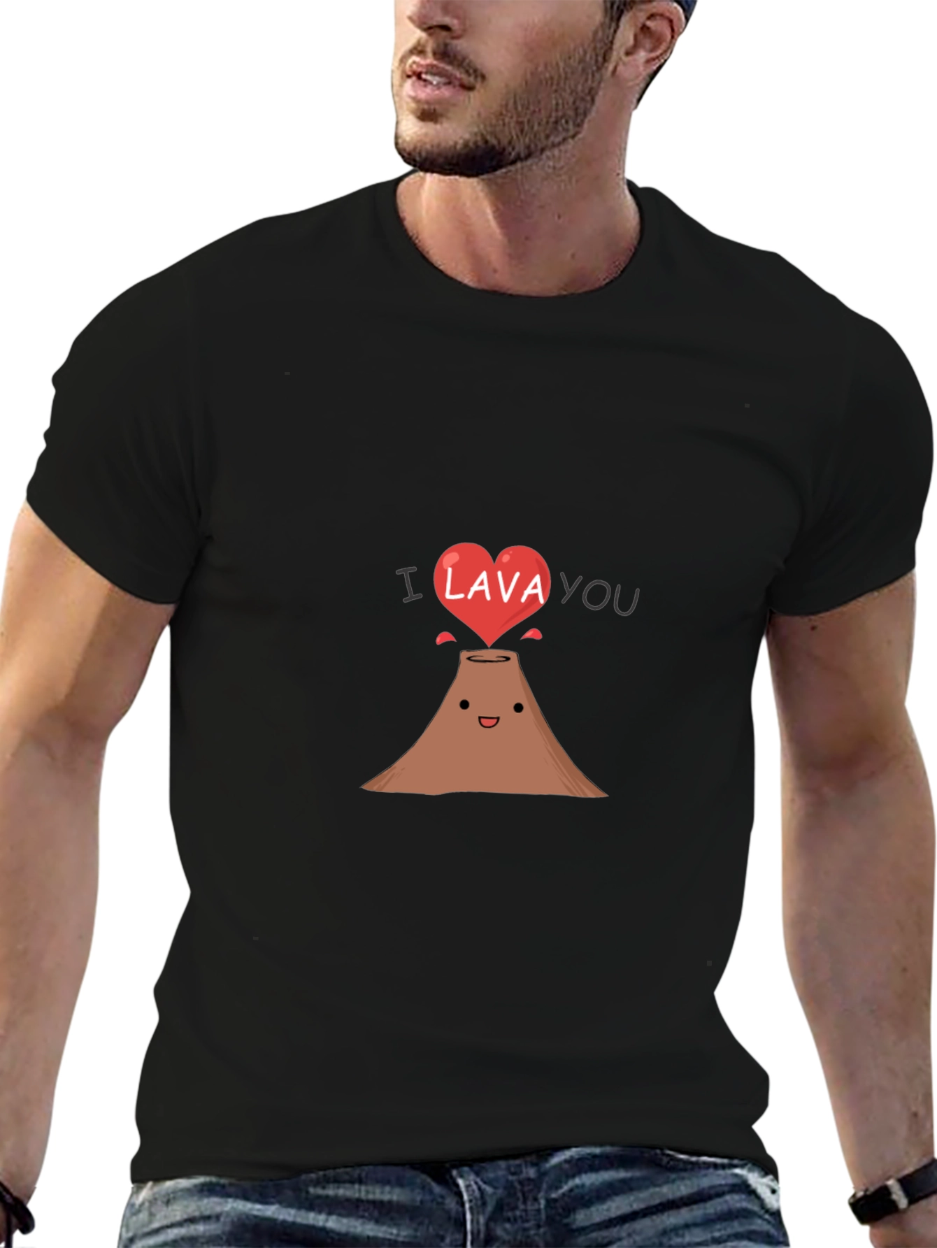 I Lava You Graphic Tee - Cute Volcano T-Shirt