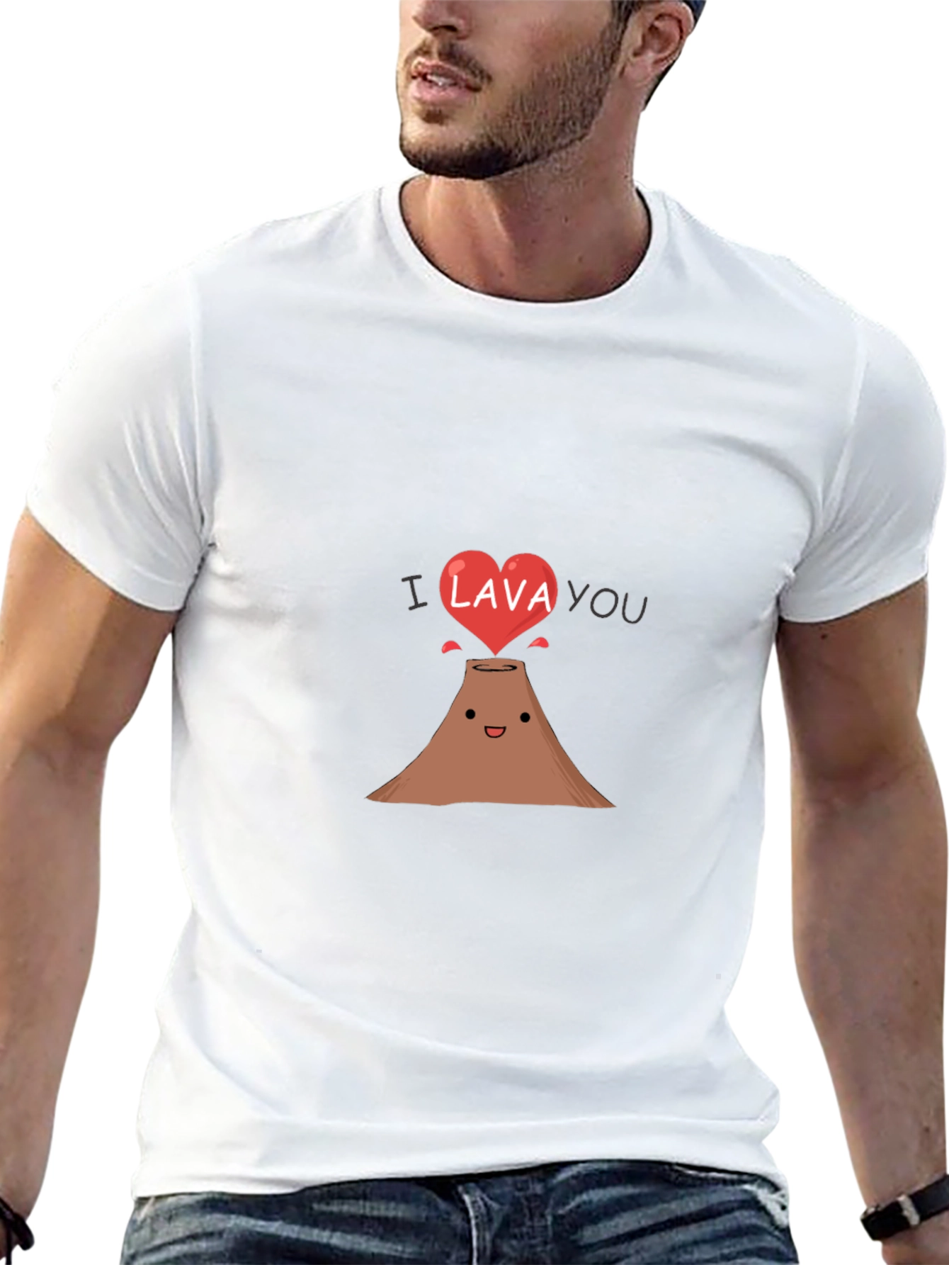I Lava You Graphic Tee - Cute Volcano T-Shirt