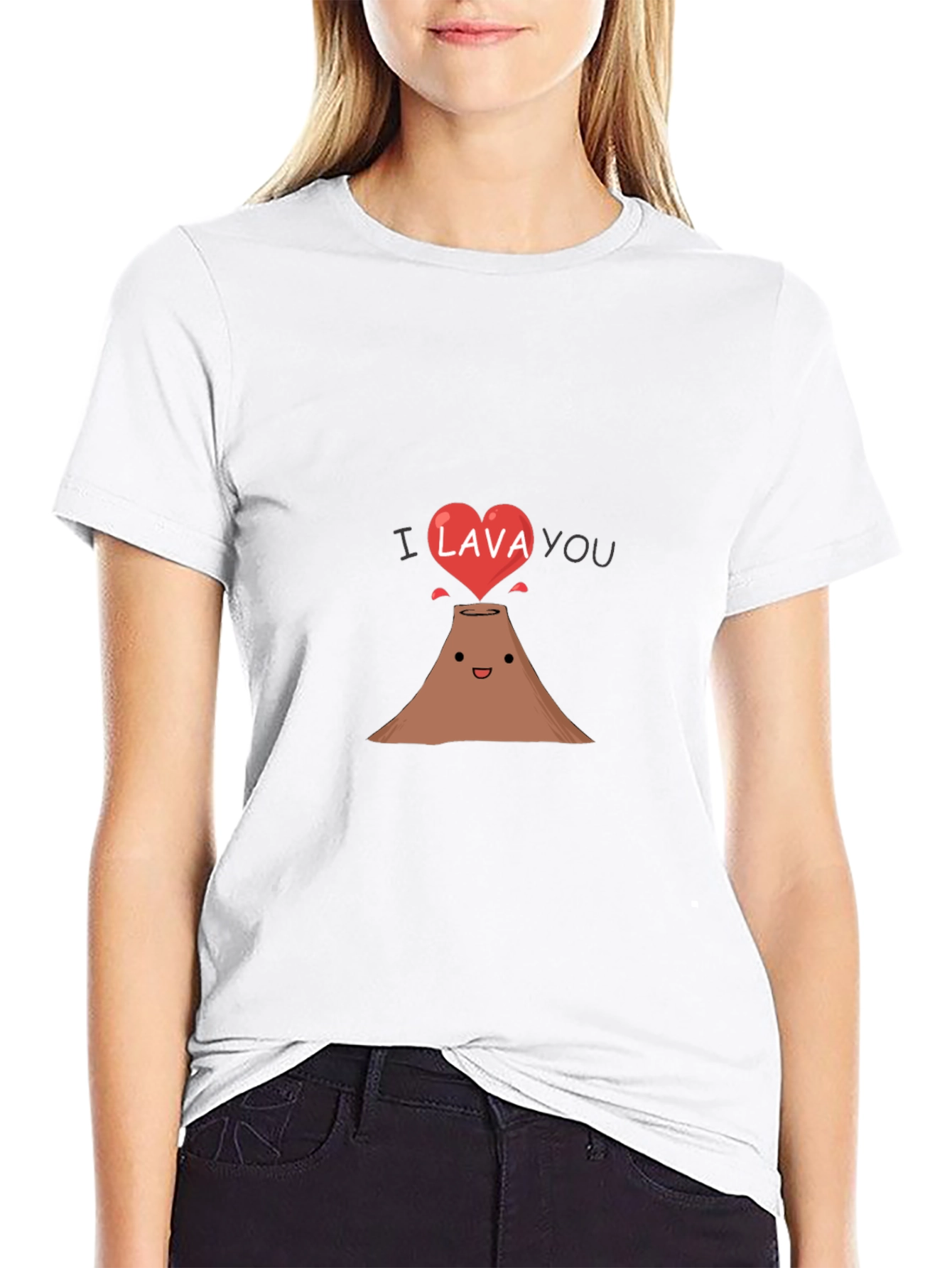 I Lava You Graphic Tee - Cute Volcano T-Shirt