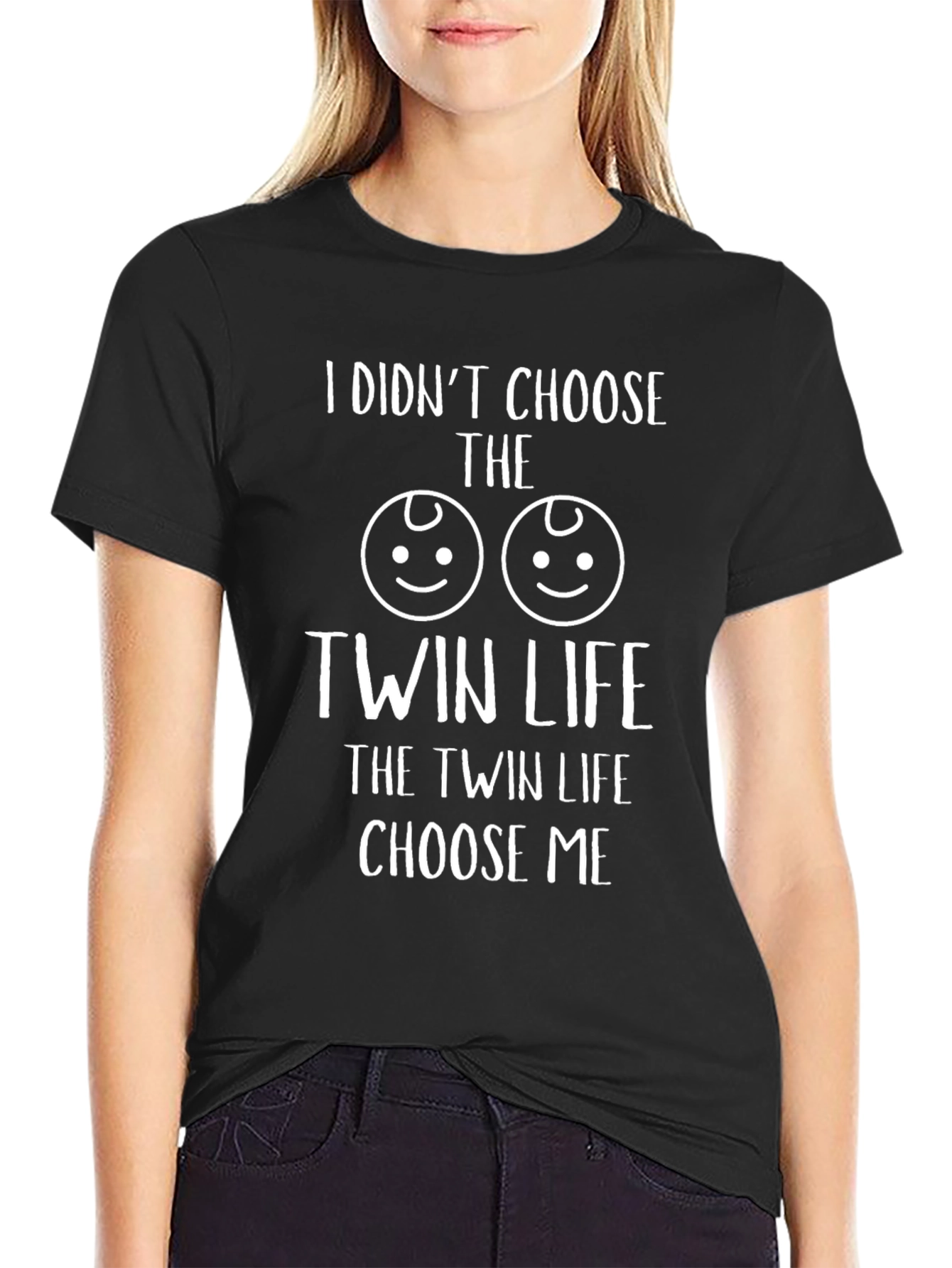 Twin Life Graphic Tee - Funny Twins T-Shirt