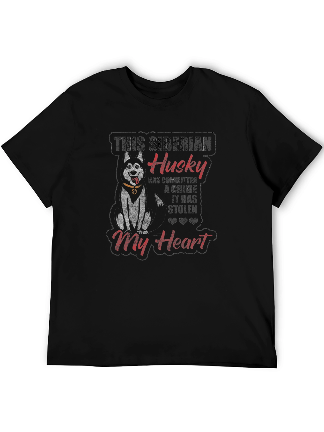 Siberian Husky T-Shirt - My Heart