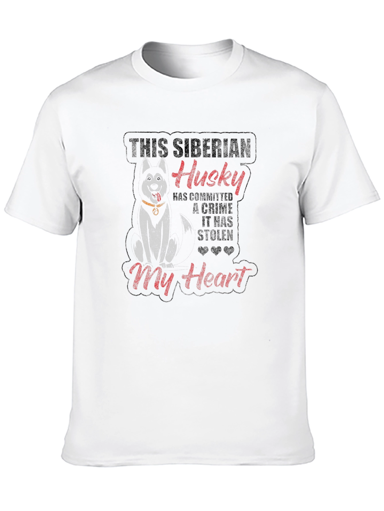 Siberian Husky T-Shirt - My Heart